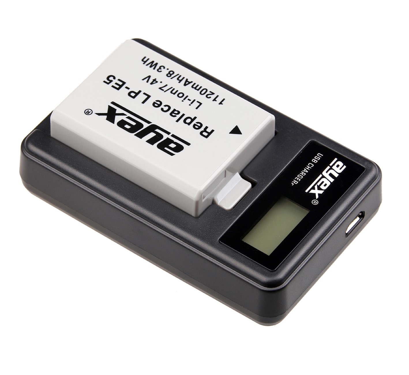 USB Ladegerät für Canon LP-E5 Akkus beleuchtetes Display Ladestandanzeige USB Ladegerät für Canon LP-E5 Akkus beleuchtetes Display Ladestandanzeige