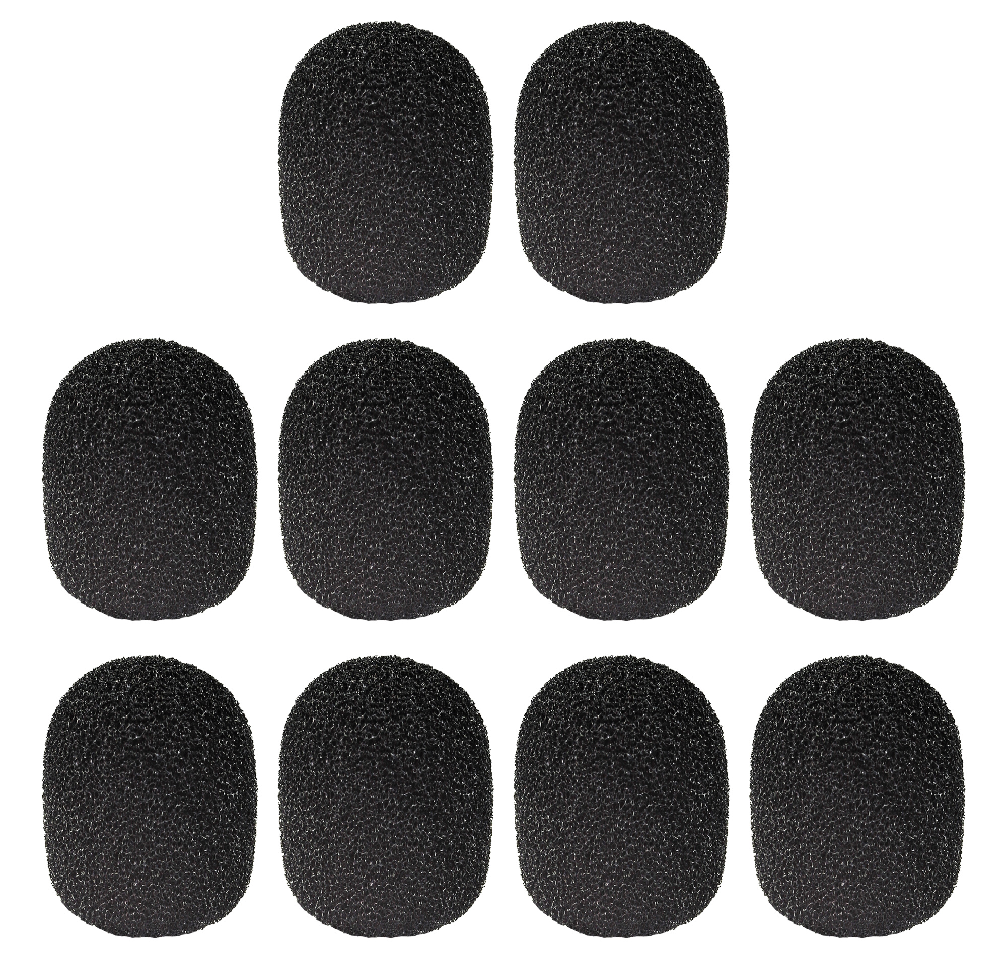 Mikrofon Schaumstoff Schutz für z.B. Lavalier-Mikrofone 10er Pack