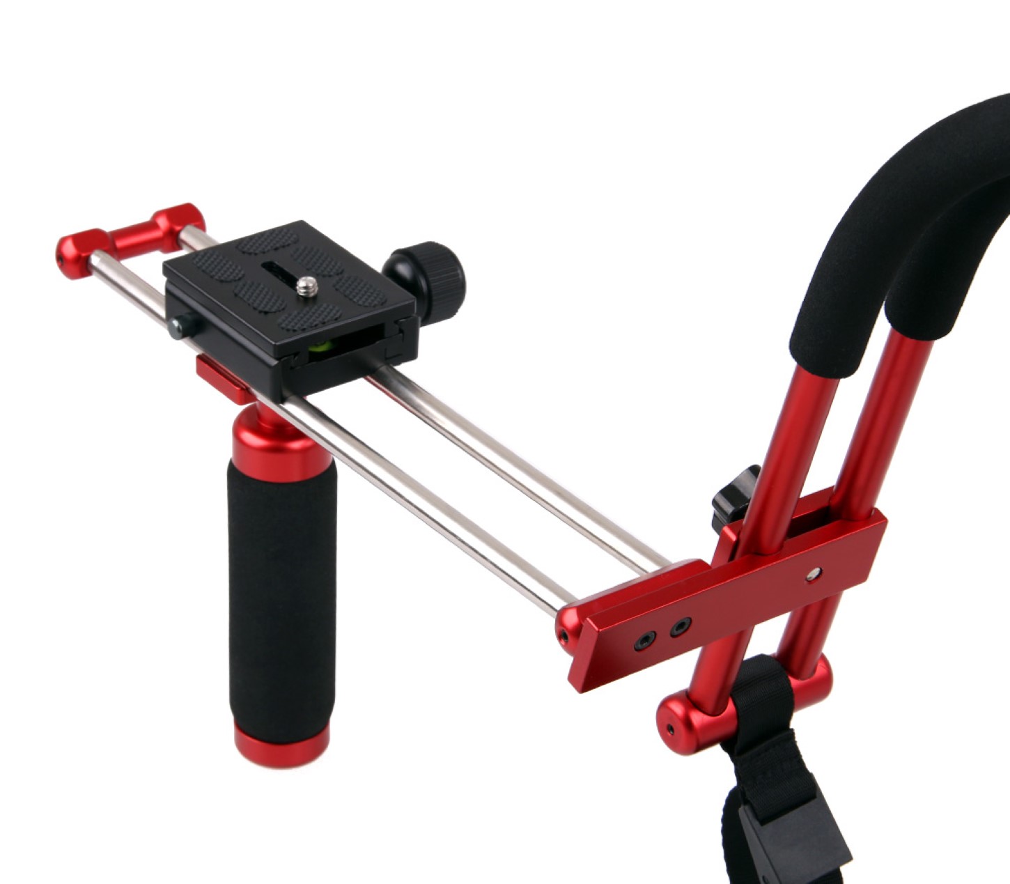 JUSINO SP-1341 leichtes Rig Schulterstativ für DSLR Kameras und Camcorder JUSINO SP-1341 leichtes Rig Schulterstativ für DSLR Kameras und Camcorder