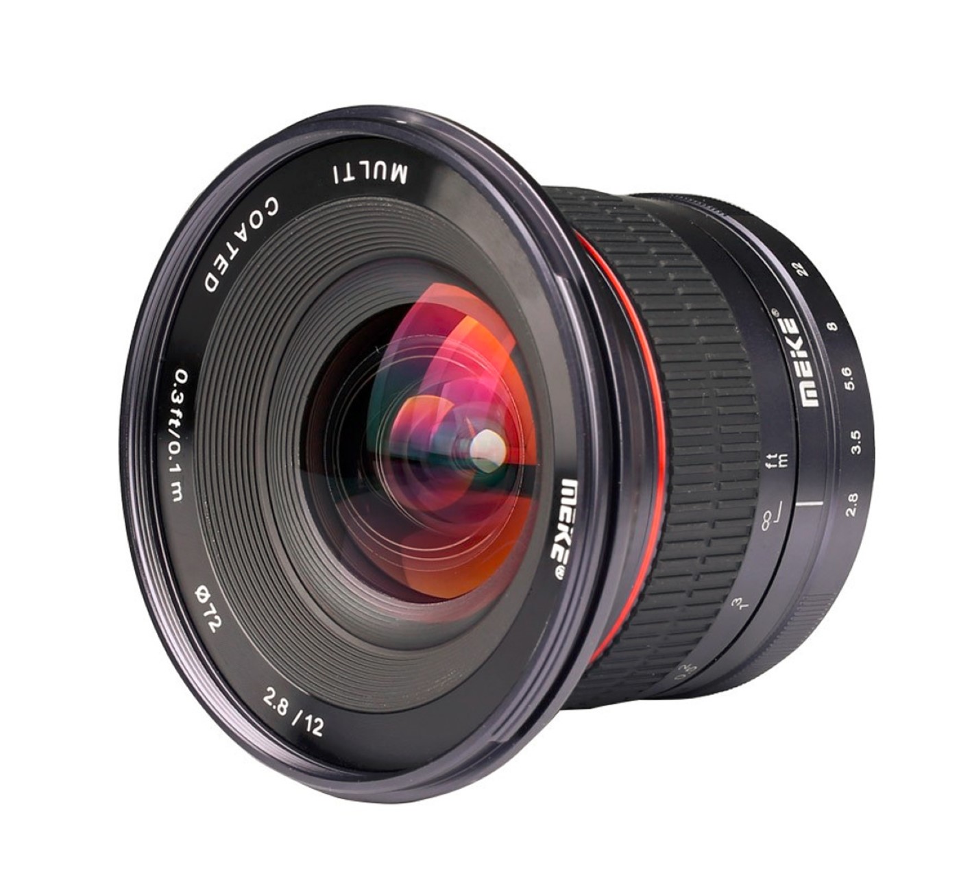 Ultra-Weitwinkelobjektiv MK-12mm-F/2.8 für Fujifilm X-Mount Ultra-Weitwinkelobjektiv MK-12mm-F/2.8 für Fujifilm X-Mount