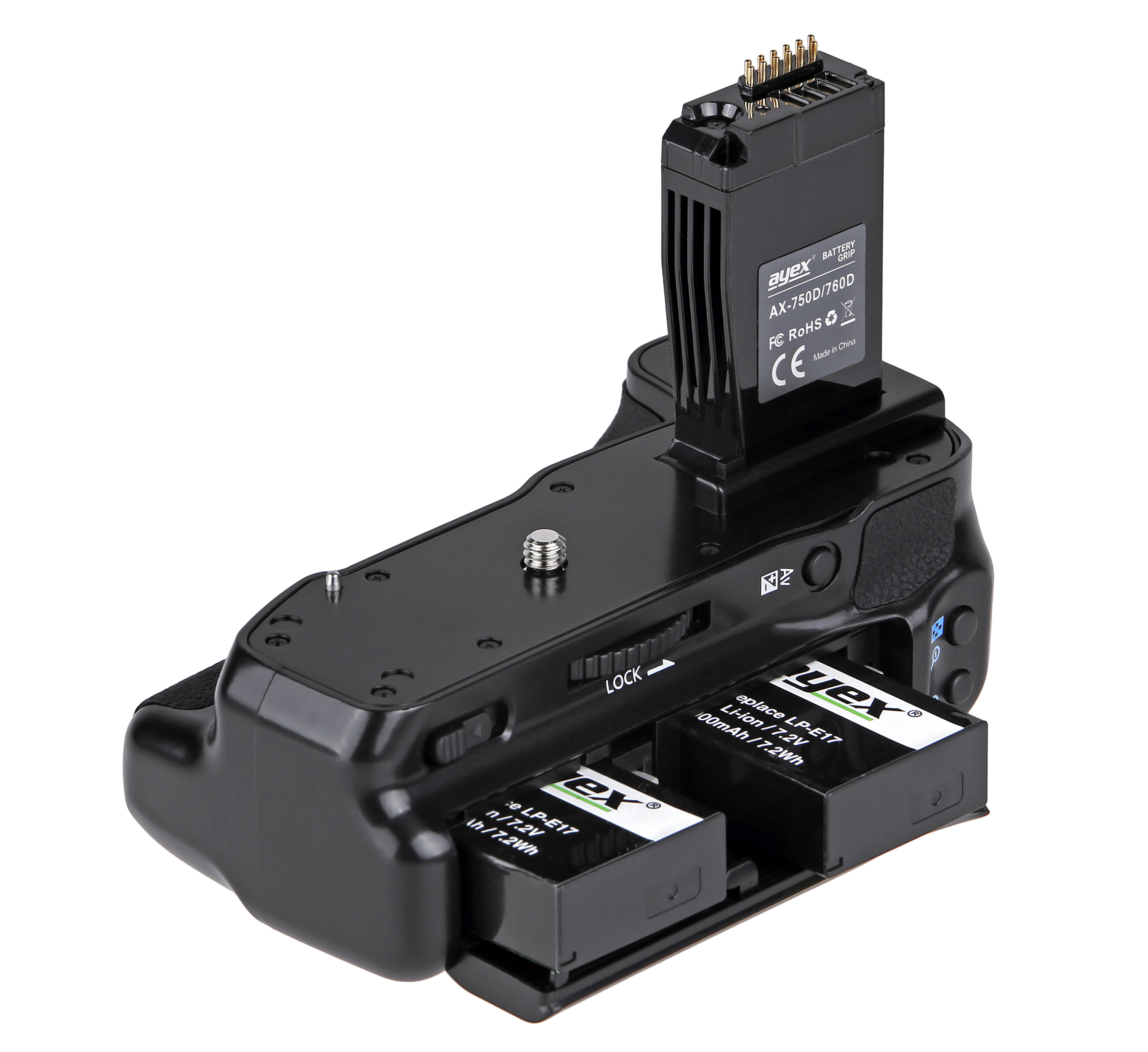Batteriegriff für Canon EOS 760D 750D IX8 T6S T6I Ersatz für BG-E18 Optimal für Hochformat Batteriegriff für Canon EOS 760D 750D IX8 T6S T6I Ersatz für BG-E18 Optimal für Hochformat