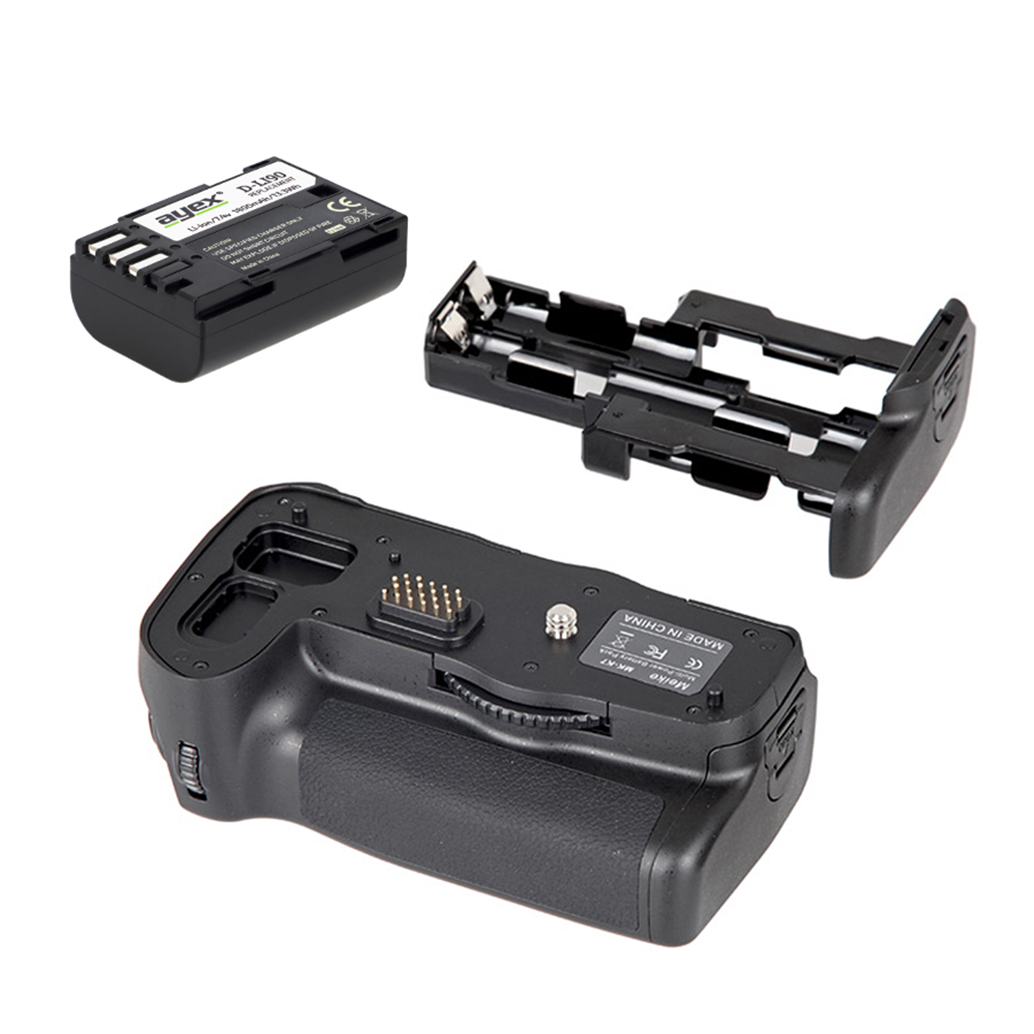 Batteriegriff Set für Pentax DSLR Kameras K-7 K-5 K-5 II K-5 IIs + 1x D-Li90 Akku