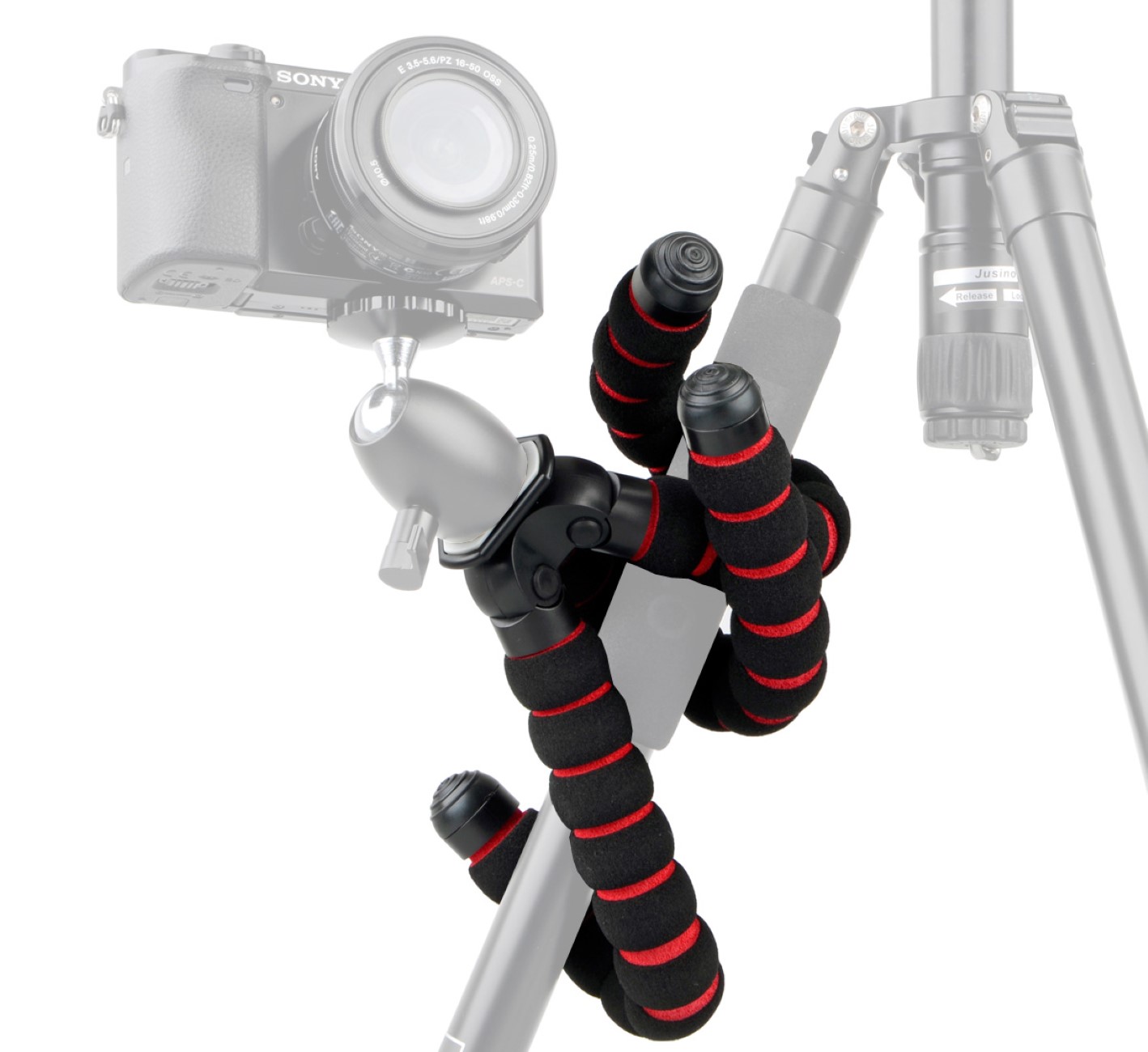 Flex-Stativ Octopus für leichte DSLRs DSLMs & Camcorder Größe L Flex-Stativ Octopus für leichte DSLRs DSLMs & Camcorder Größe L