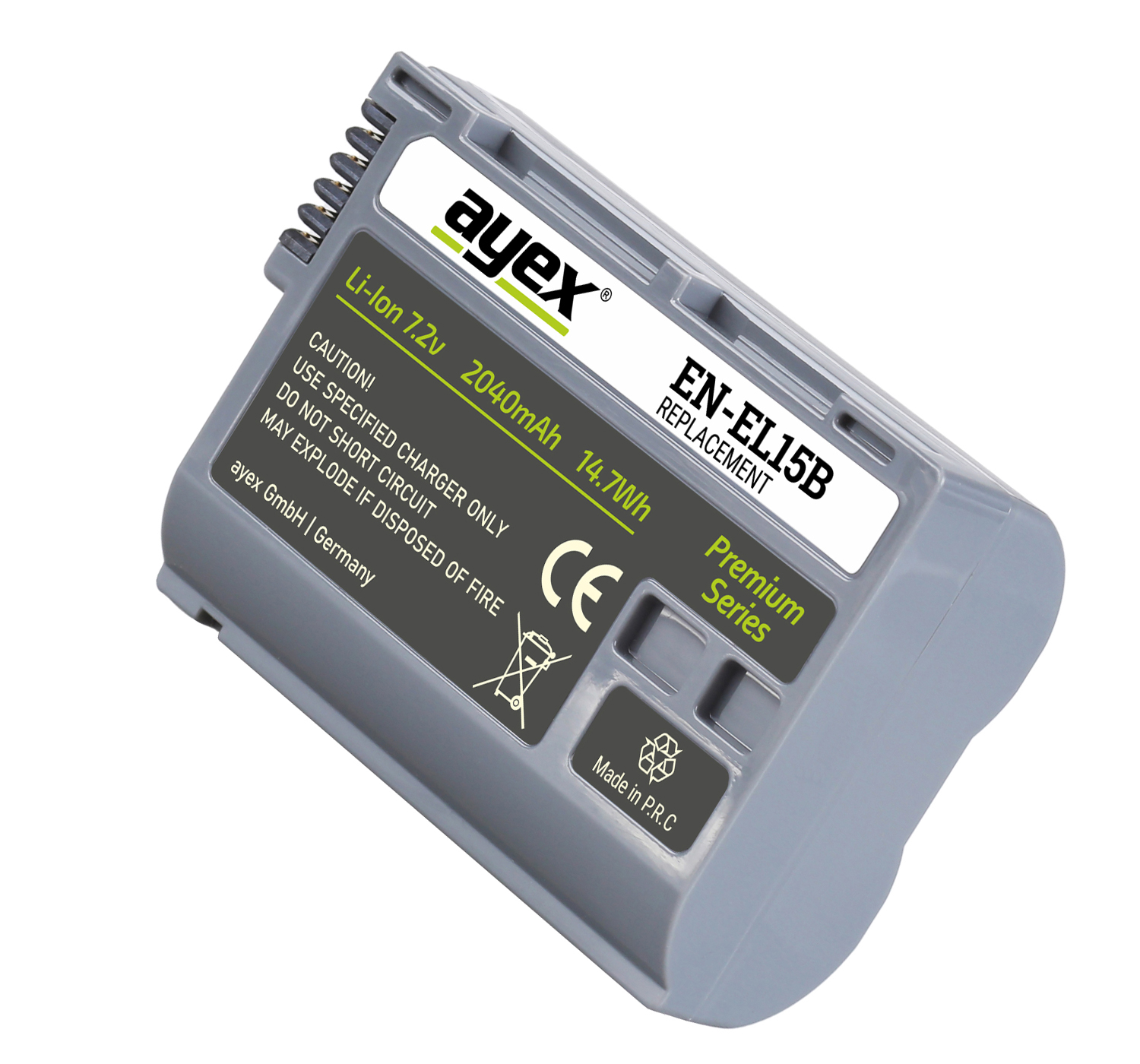 EN-EL15B Akku 2er Set für Nikon Z8 Z7II Z7 D7500 D7000 D600 D750 V1 D800E lange Laufzeit 2040mAh EN-EL15B Akku 2er Set für Nikon Z8 Z7II Z7 D7500 D7000 D600 D750 V1 D800E lange Laufzeit 2040mAh