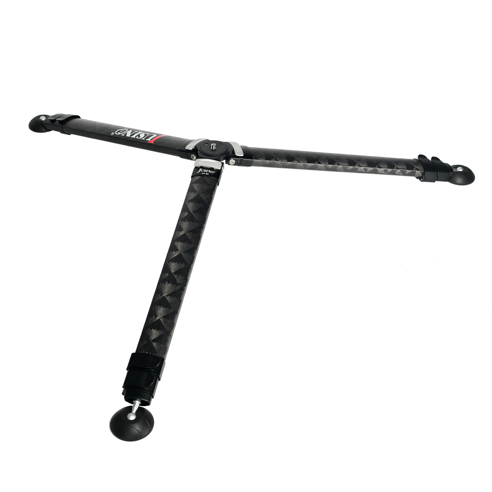 JUSINO Karbon Profi-Videostativ Tripod bis 130cm 18kg belastbar Transporttasche KA-50 JUSINO Karbon Profi-Videostativ Tripod bis 130cm 18kg belastbar Transporttasche KA-50