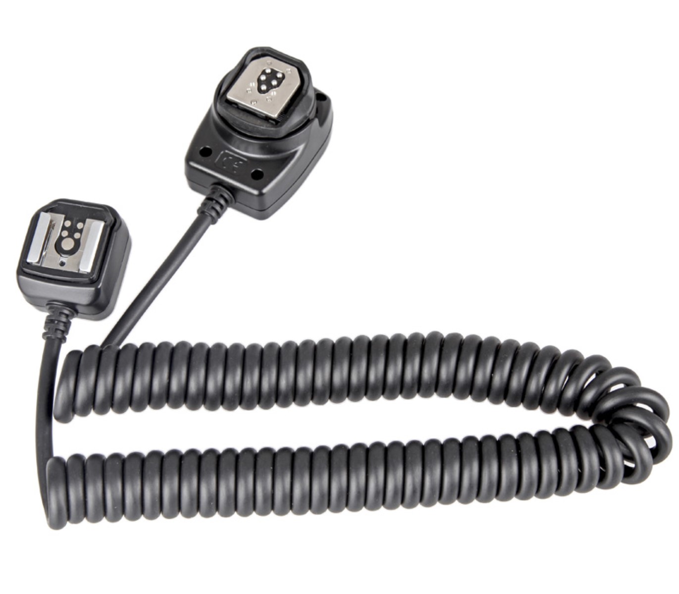 TTL Blitzkabel für Canon wie OC-E3 Spiralkabel 0,6 - 1m TTL Blitzkabel für Canon wie OC-E3 Spiralkabel 0,6 - 1m