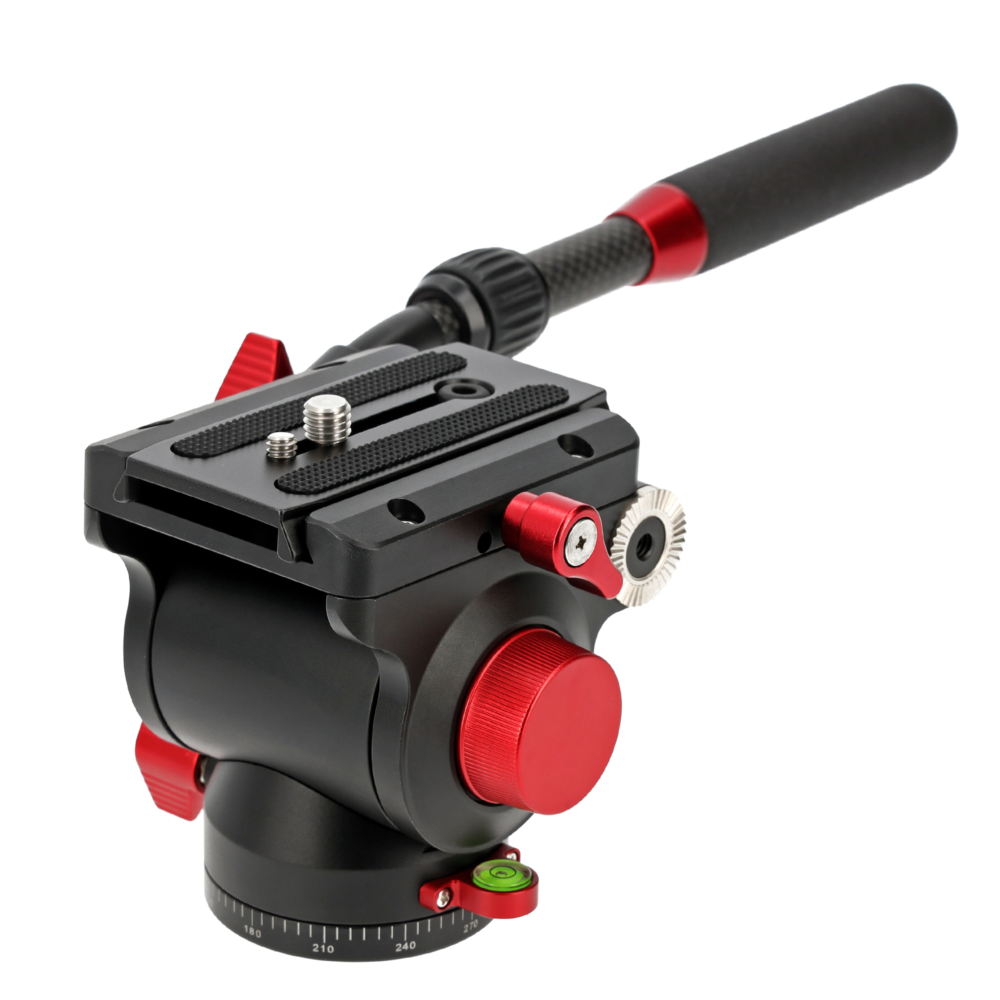 JUSINO Profi Alu Fluid-Videoneiger variabler Führungshebel bis 10kg Tragkraft PH-60 II JUSINO Profi Alu Fluid-Videoneiger variabler Führungshebel bis 10kg Tragkraft PH-60 II