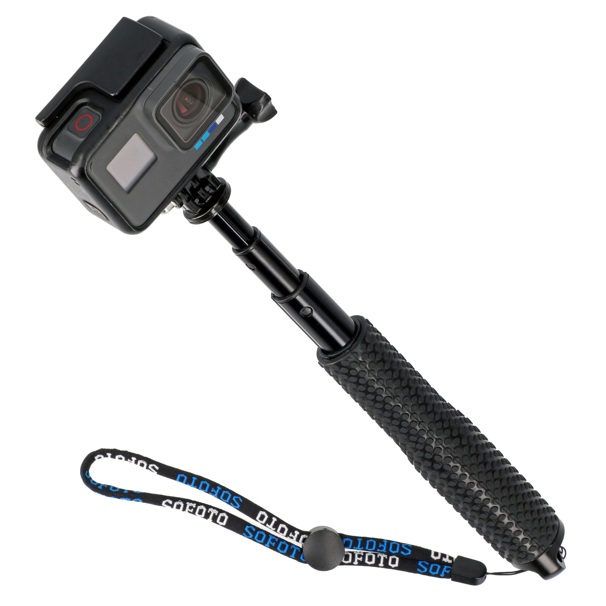 Selfie Stick ausziehbar 32,5cm 3 Sektionen rutschfest wasserfest für GoPro Action Cams Selfie Stick ausziehbar 32,5cm 3 Sektionen rutschfest wasserfest für GoPro Action Cams