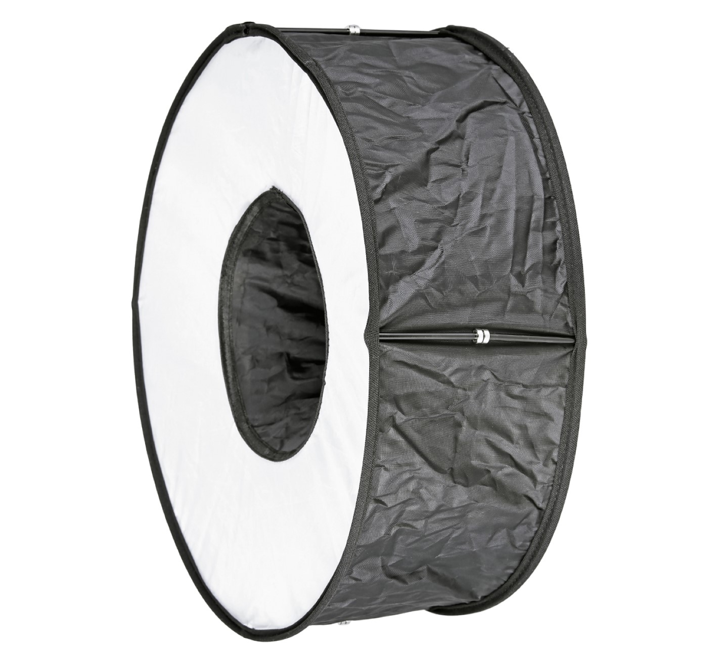 Faltbarer Ringblitz-Diffusor für Aufsteckblitz/Speedlite (43cm Ø) Faltbarer Ringblitz-Diffusor für Aufsteckblitz/Speedlite (43cm Ø)