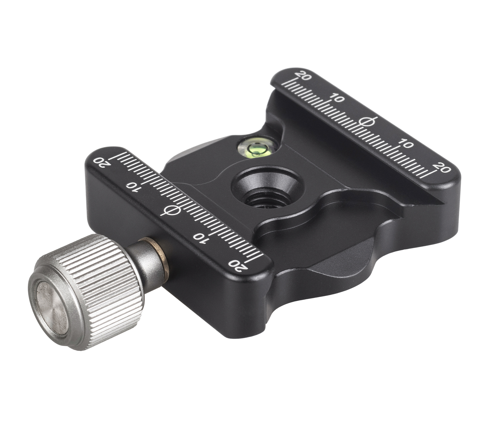 ayex Universale QR-Klemme, Schnellspannklemme, DE-50 - 3/8 Zoll mit 1/4 Zoll Adapter - Präsize gefertigt - aus eloxierter Aluminium-Legierung - Arca-Swiss kompatibel