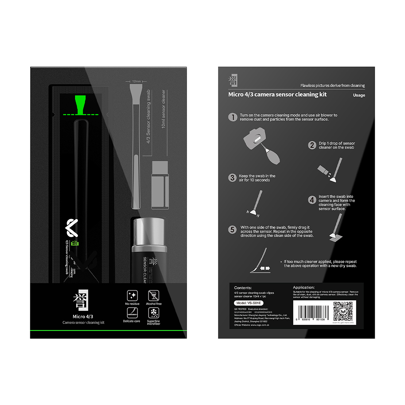 4/3 Sensor Cleaning Kit for Mirrorless MILC and ILDC Cameras für Kamerareinigung