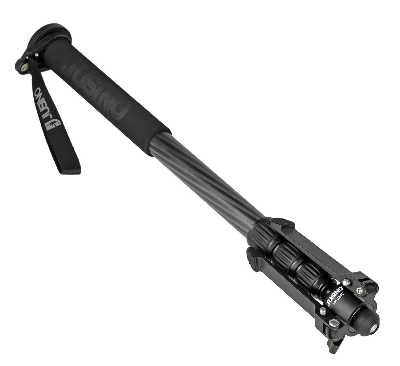 JUSINO Karbon Monopod Standspinne Tischstativ-Funktion bis 164cm 10kg Schnellspann-Clips VM-284C JUSINO Karbon Monopod Standspinne Tischstativ-Funktion bis 164cm 10kg Schnellspann-Clips VM-284C