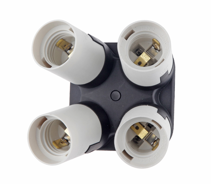 4 in 1 Lampenfassung (bis 250W) für Studioleuchten GDT-04