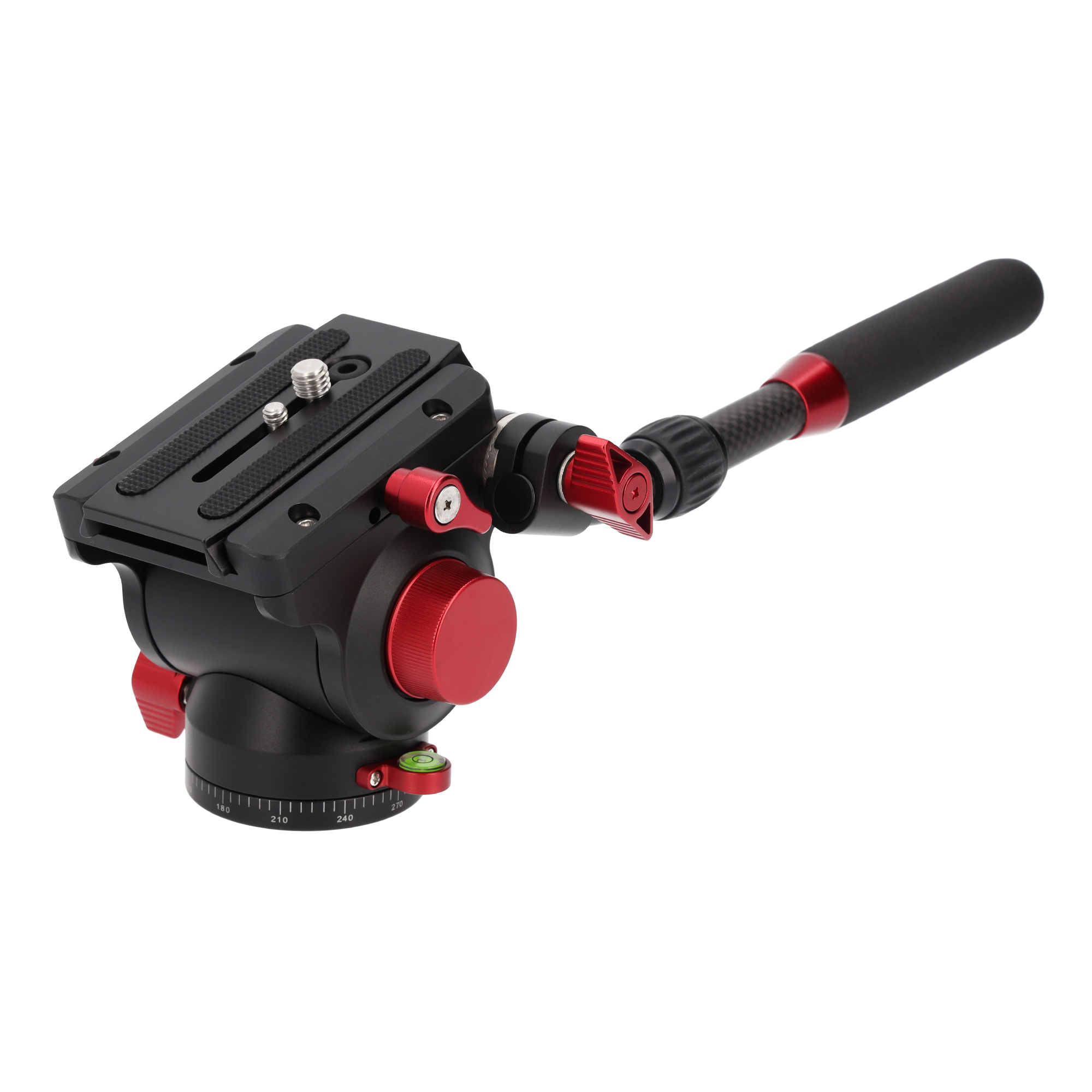 JUSINO Profi Alu Fluid-Videoneiger variabler Führungshebel bis 10kg Tragkraft PH-60 II JUSINO Profi Alu Fluid-Videoneiger variabler Führungshebel bis 10kg Tragkraft PH-60 II