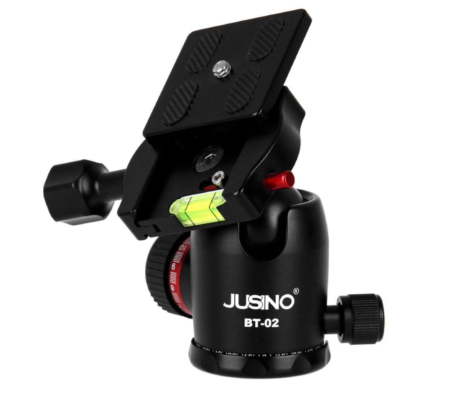 JUSINO BT-02 Sehr stabiler Kugelkopf Stativkopf, Aluminium JUSINO BT-02 Sehr stabiler Kugelkopf Stativkopf, Aluminium