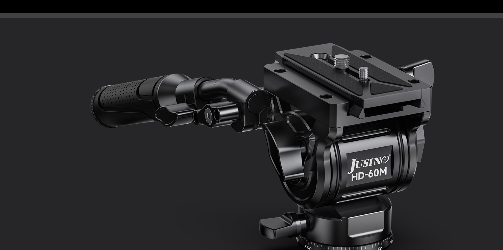 JUSINO Hydraulik Präzisions-Videoneiger 15kg Tragkraft HD-60M JUSINO Hydraulik Präzisions-Videoneiger 15kg Tragkraft HD-60M
