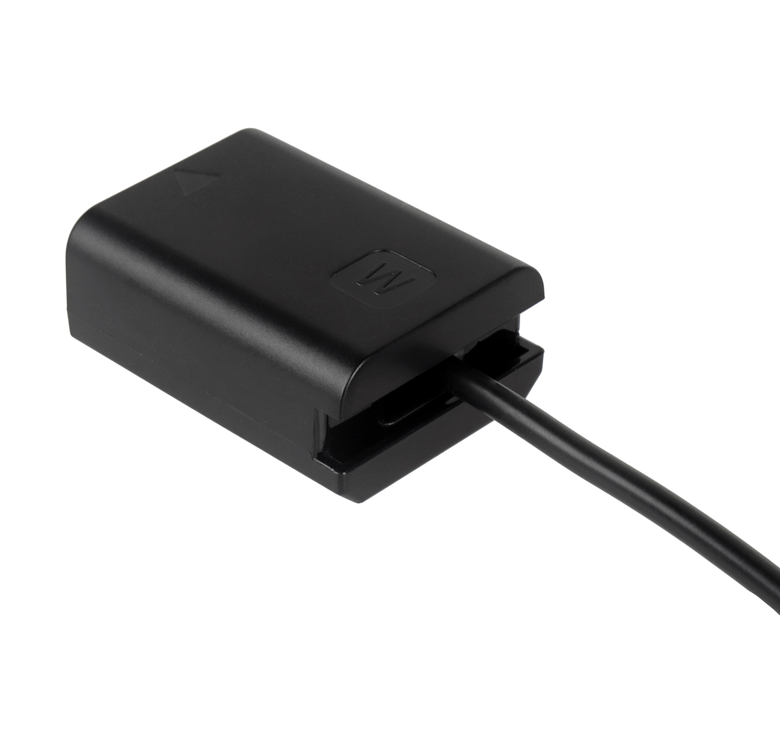 DC-Coupler für Sony Kameras mit NP-FW50 Akku-Dummy für permanente Stromversorgung über z.B. V-Mount Akku DC-Coupler für Sony Kameras mit NP-FW50 Akku-Dummy für permanente Stromversorgung über z.B. V-Mount Akku