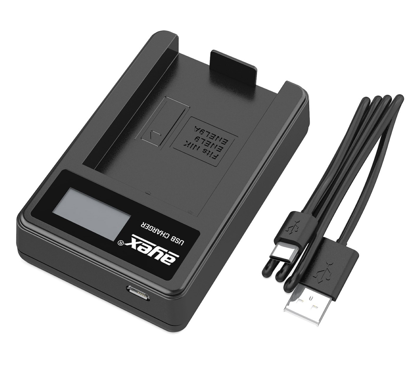 USB Ladegerät für Nikon EN-EL14 Akkus beleuchtetes Display Ladestandanzeige USB Ladegerät für Nikon EN-EL14 Akkus beleuchtetes Display Ladestandanzeige