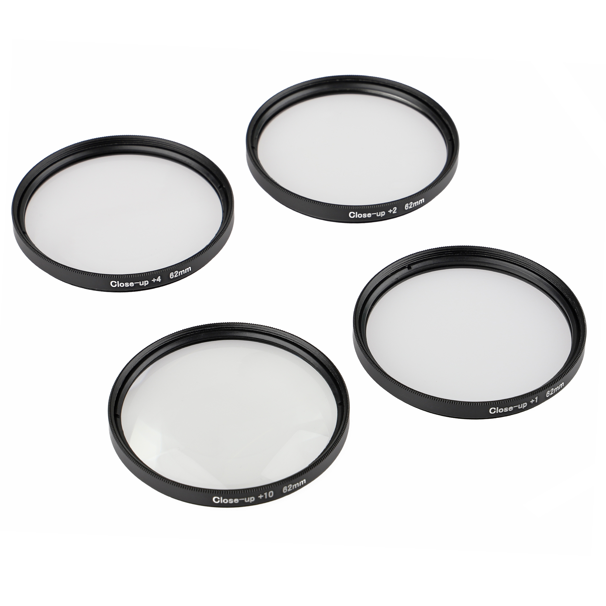 ayex Close up Makro Linsen Set 62mm
 - 4 teilig (+1, +2, +4, +10) ayex Close up Makro Linsen Set 62mm
 - 4 teilig (+1, +2, +4, +10)