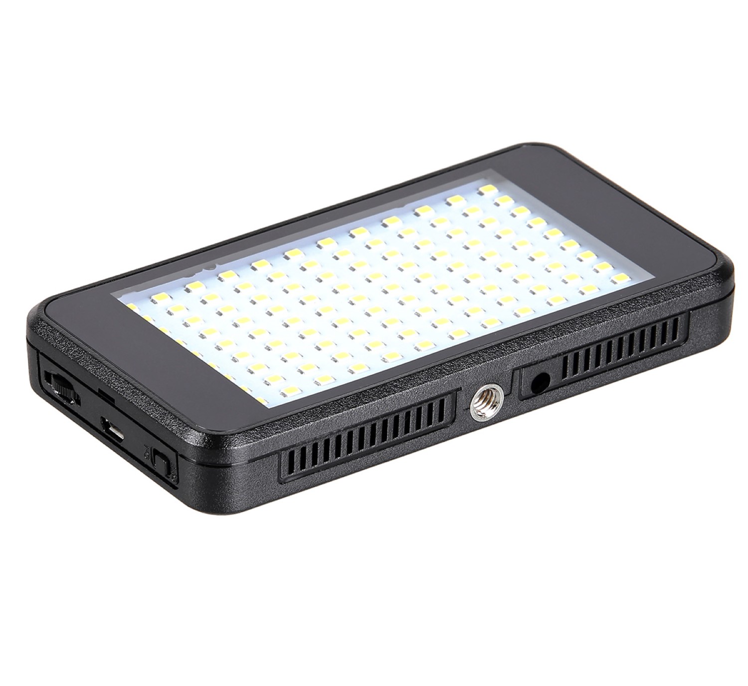 ayex pocket LED light, Videoleuchte mit 120 LEDs und eingebautem Akku ayex pocket LED light, Videoleuchte mit 120 LEDs und eingebautem Akku