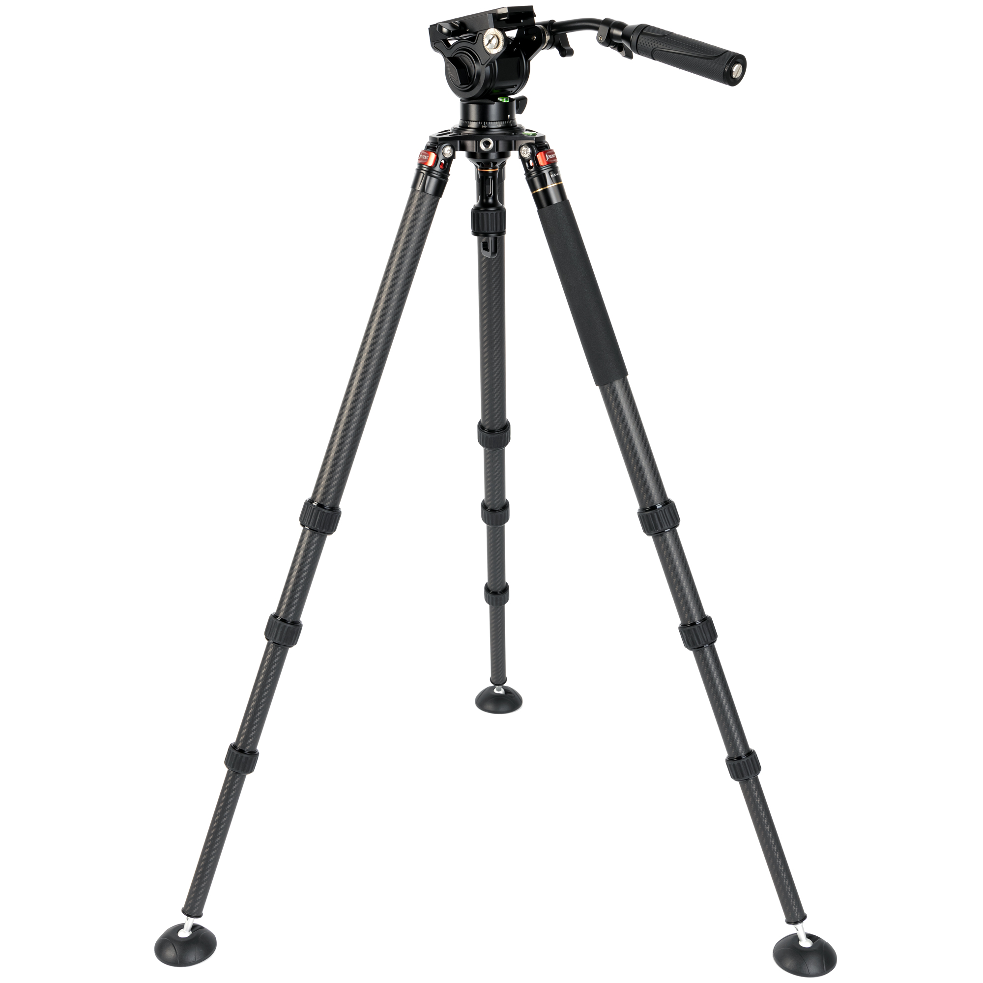 JUSINO Karbon Profi Videostativ & Kugelkopf Perfekt für Vogelaufnahmen 152,5cm 18Kg belastbar