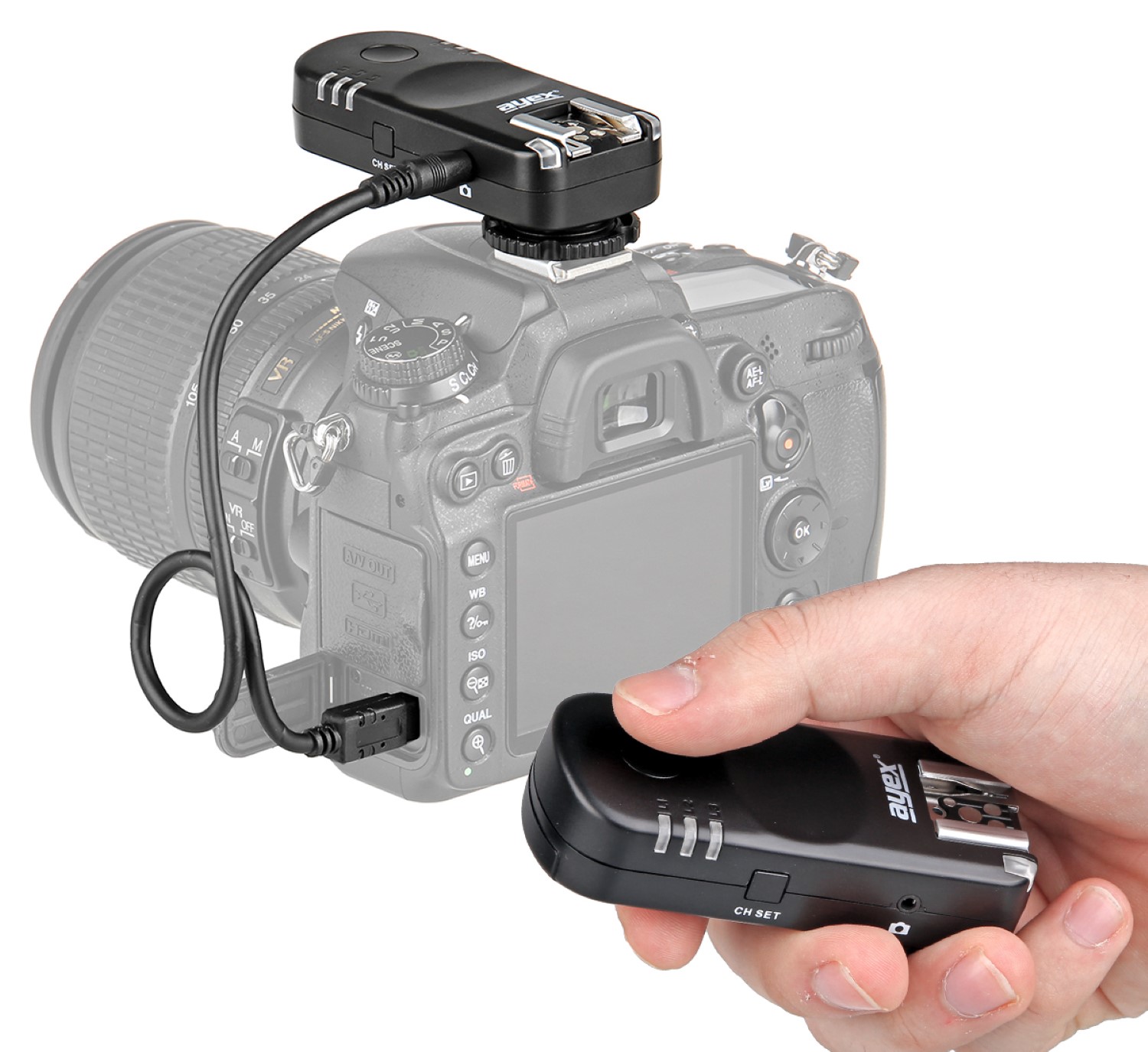 ayex AX-BA1 Funk Blitzauslöser und Fernauslöser für Nikon Kameras, Blitz & Kameraauslöser inkl. 3 Transceivern ayex AX-BA1 Funk Blitzauslöser und Fernauslöser für Nikon Kameras, Blitz & Kameraauslöser inkl. 3 Transceivern