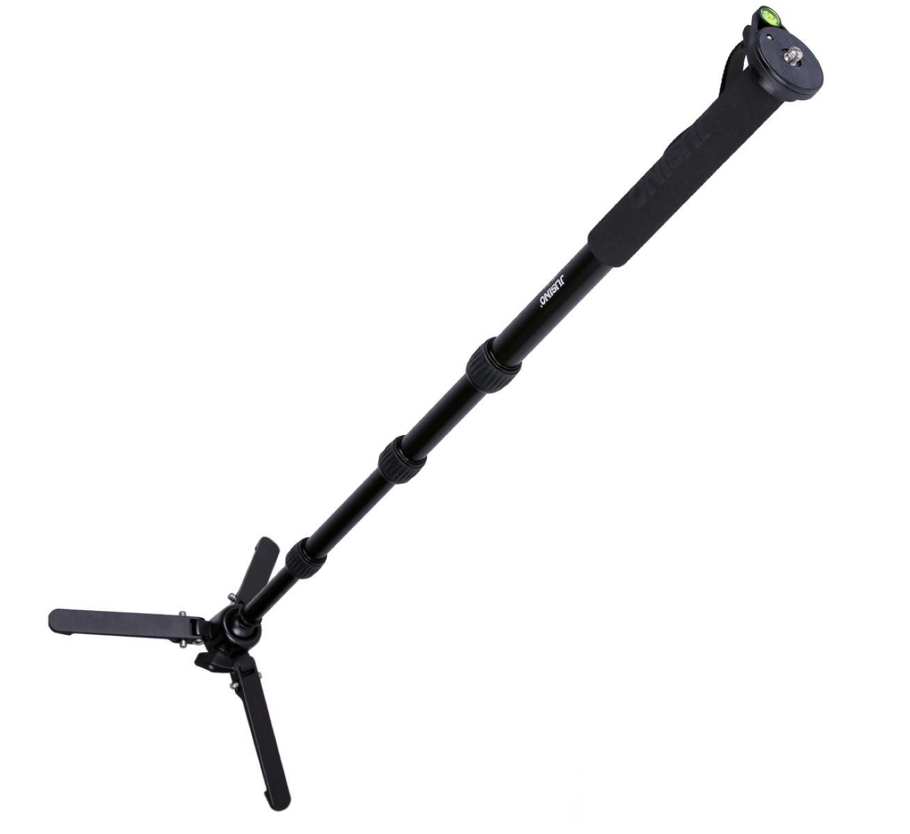 JUSINO Alu Monopod abnehmbarer Fuß Tischstativ Schnelldrehverschlüsse bis 153cm 6kg JUSINO Alu Monopod abnehmbarer Fuß Tischstativ Schnelldrehverschlüsse bis 153cm 6kg