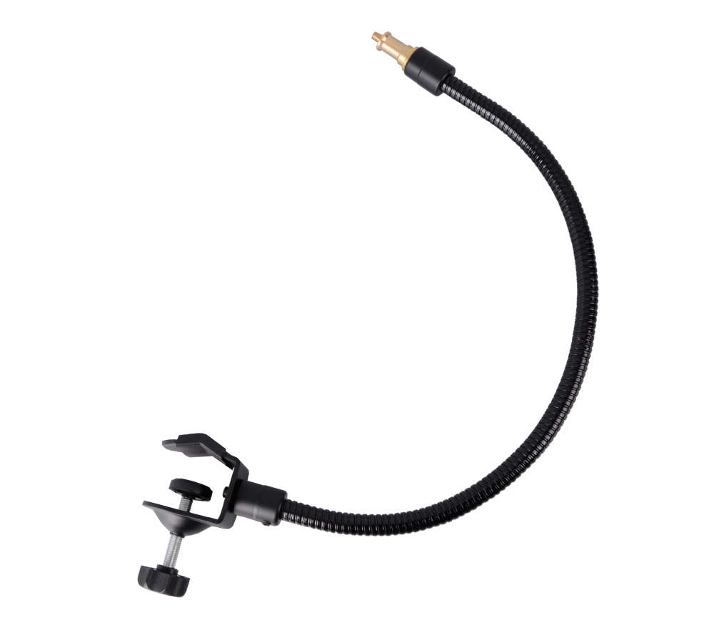 Flexibler Arm mit Schraubzwinge, Spigot und 1/4" Gewinde GP-35 Flexibler Arm mit Schraubzwinge, Spigot und 1/4" Gewinde GP-35