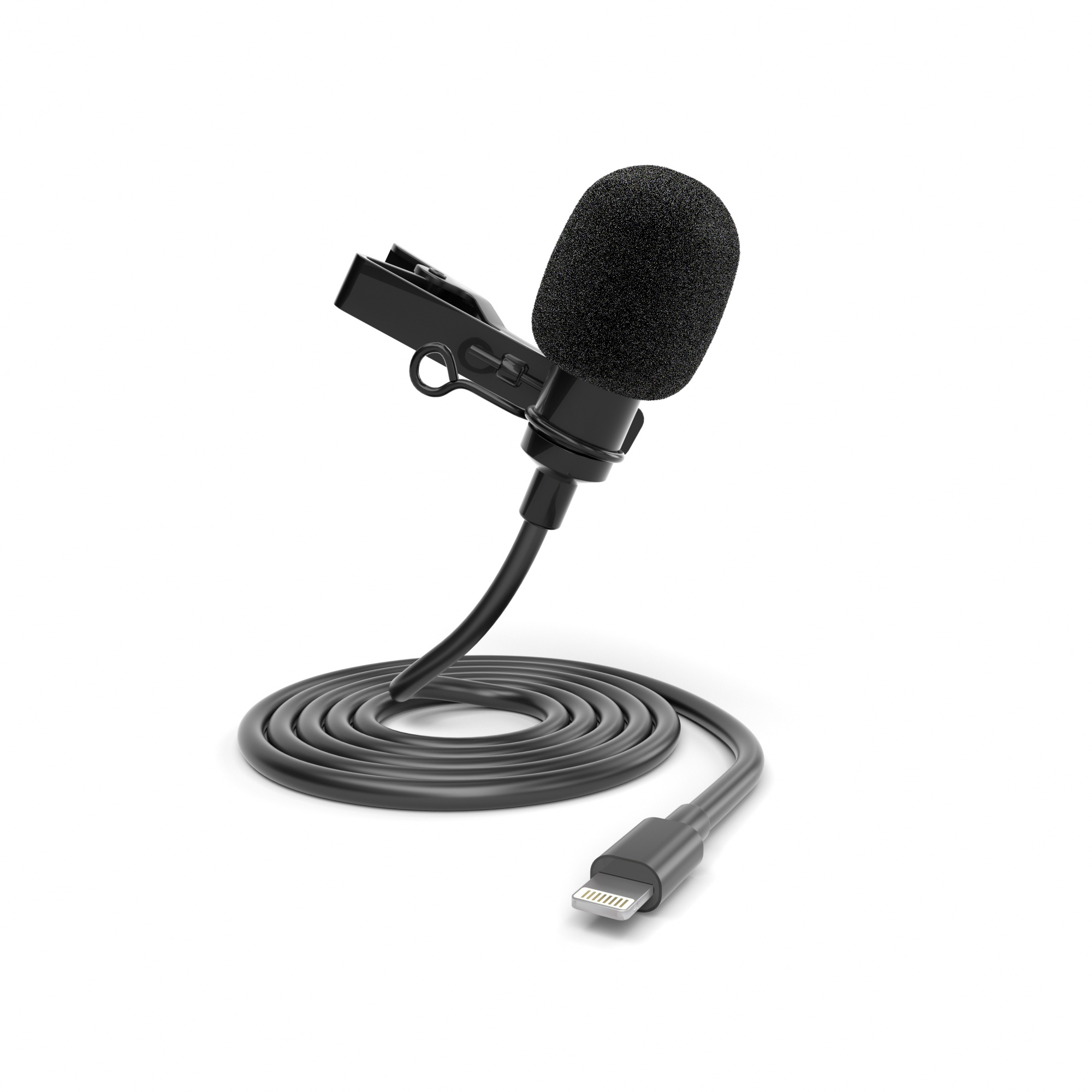 Lavalier Mikrofon für iPhone iPad Windschutz & Klemme perfekt für Interviews Livestreams Lightning Lavalier Mikrofon für iPhone iPad Windschutz & Klemme perfekt für Interviews Livestreams Lightning