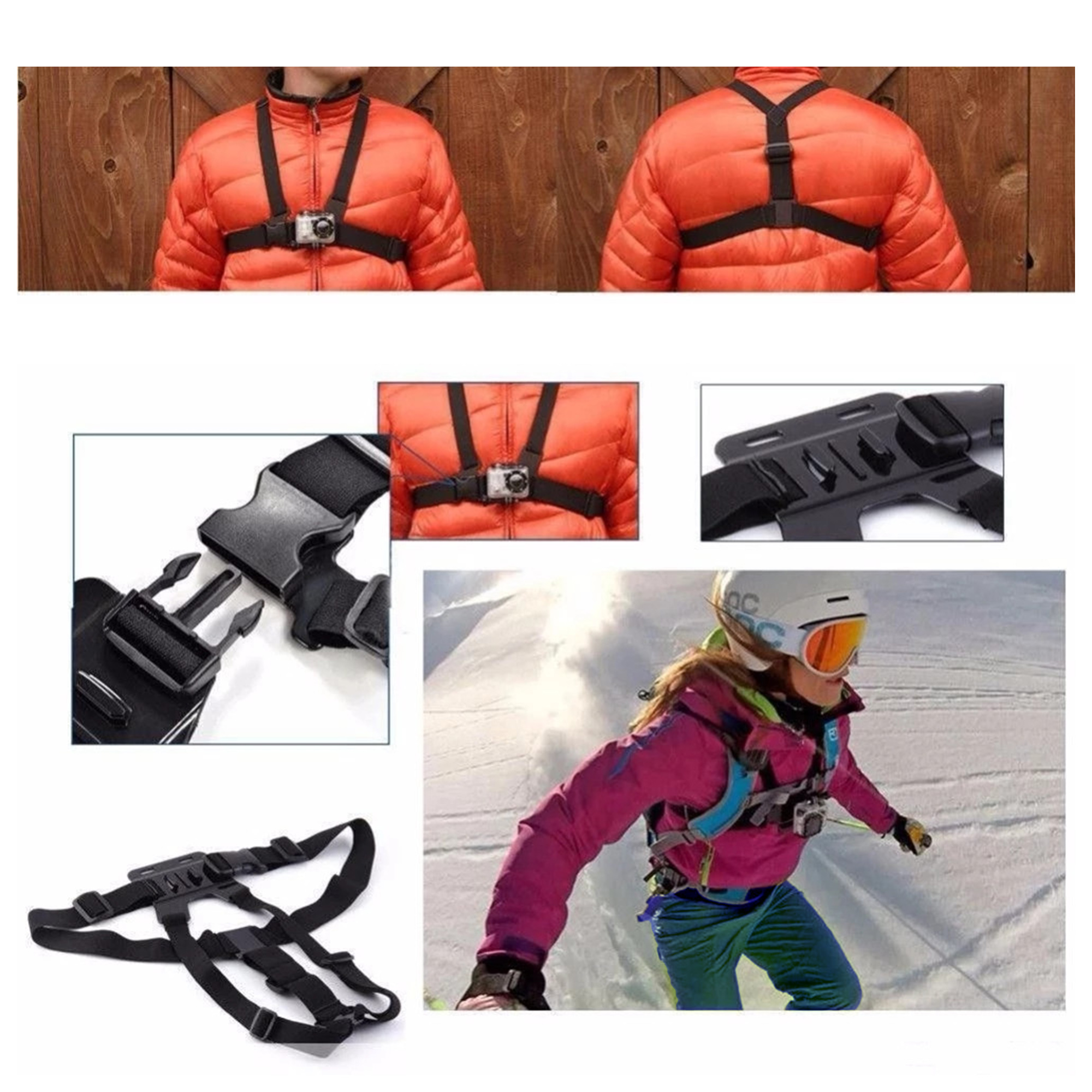 GoPro Chest Mount Harness for sports photography GoPro Chest Mount Harness for sports photography
