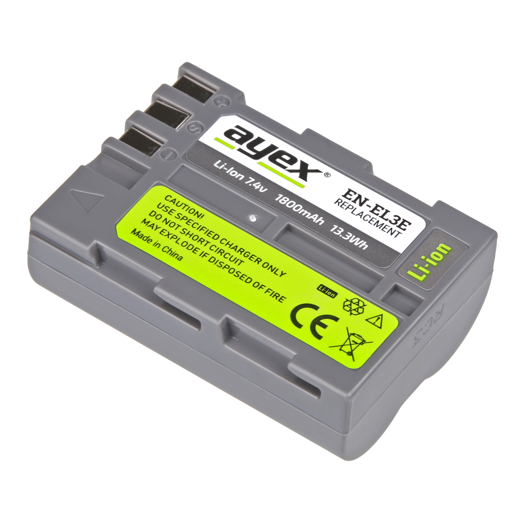 EN-EL3e Akku 2 Stück für zB Nikon D70 D80 D90 D100 D200 D300s D700 EN-EL3e Akku 2 Stück für zB Nikon D70 D80 D90 D100 D200 D300s D700