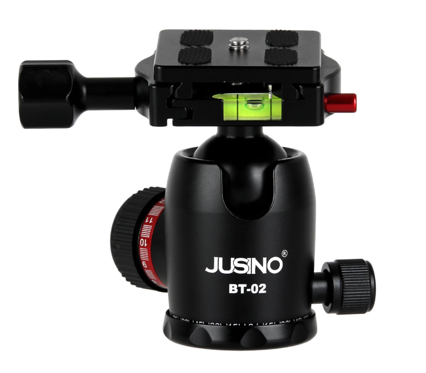 JUSINO BT-02 Sehr stabiler Kugelkopf Stativkopf, Aluminium JUSINO BT-02 Sehr stabiler Kugelkopf Stativkopf, Aluminium