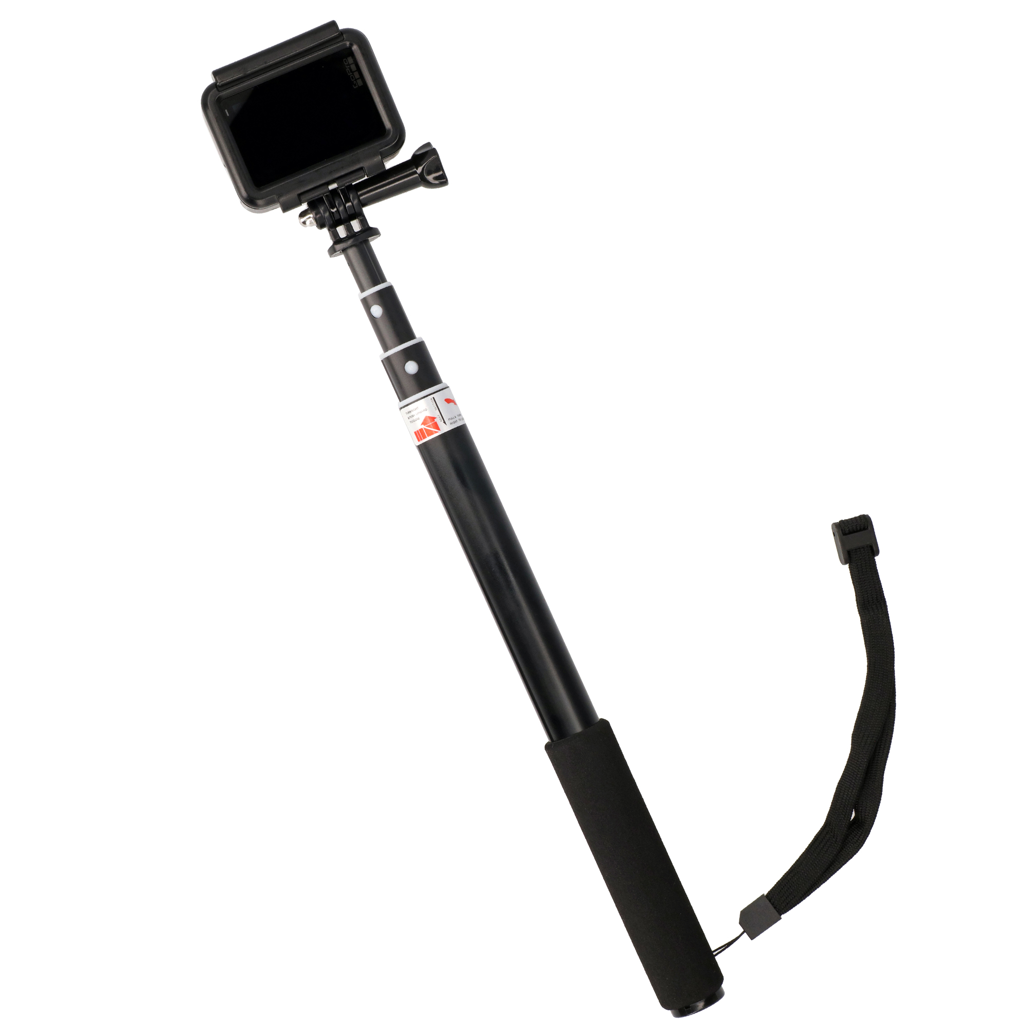 Selfie Stick ausziehbar 4 Sektionen 28-90cm für Actioncams wie GoPro Selfie Stick ausziehbar 4 Sektionen 28-90cm für Actioncams wie GoPro