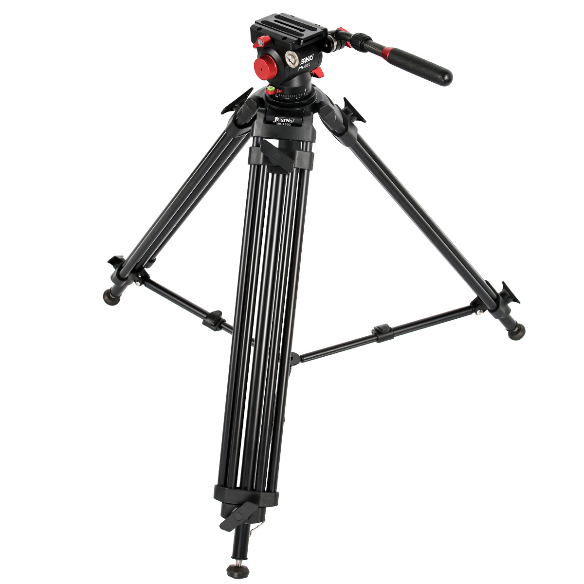 JUSINO Profi Video-Stativ bis 150cm Höhe 18kg belastbar + Tasche Hydraulik-Videokopf B-Ware JUSINO Profi Video-Stativ bis 150cm Höhe 18kg belastbar + Tasche Hydraulik-Videokopf B-Ware