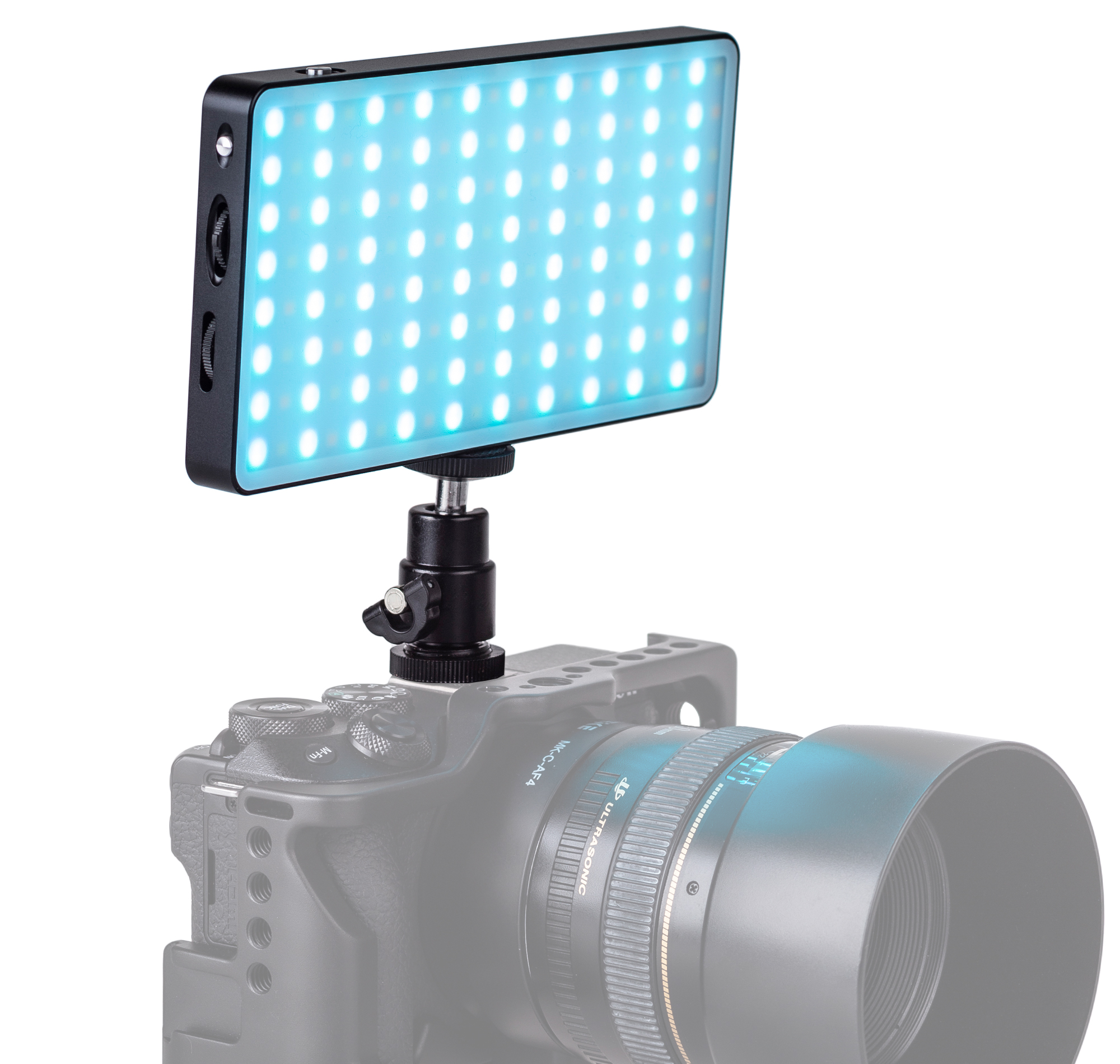 Tragbares LED Videolicht USB CRI 95 & 360° Vollfarbe 9 Lichtszenarios 2500K-8500k 160 LED-Perlen dimmbar für perfekte Ausleuchtung Tragbares LED Videolicht USB CRI 95 & 360° Vollfarbe 9 Lichtszenarios 2500K-8500k 160 LED-Perlen dimmbar für perfekte Ausleuchtung
