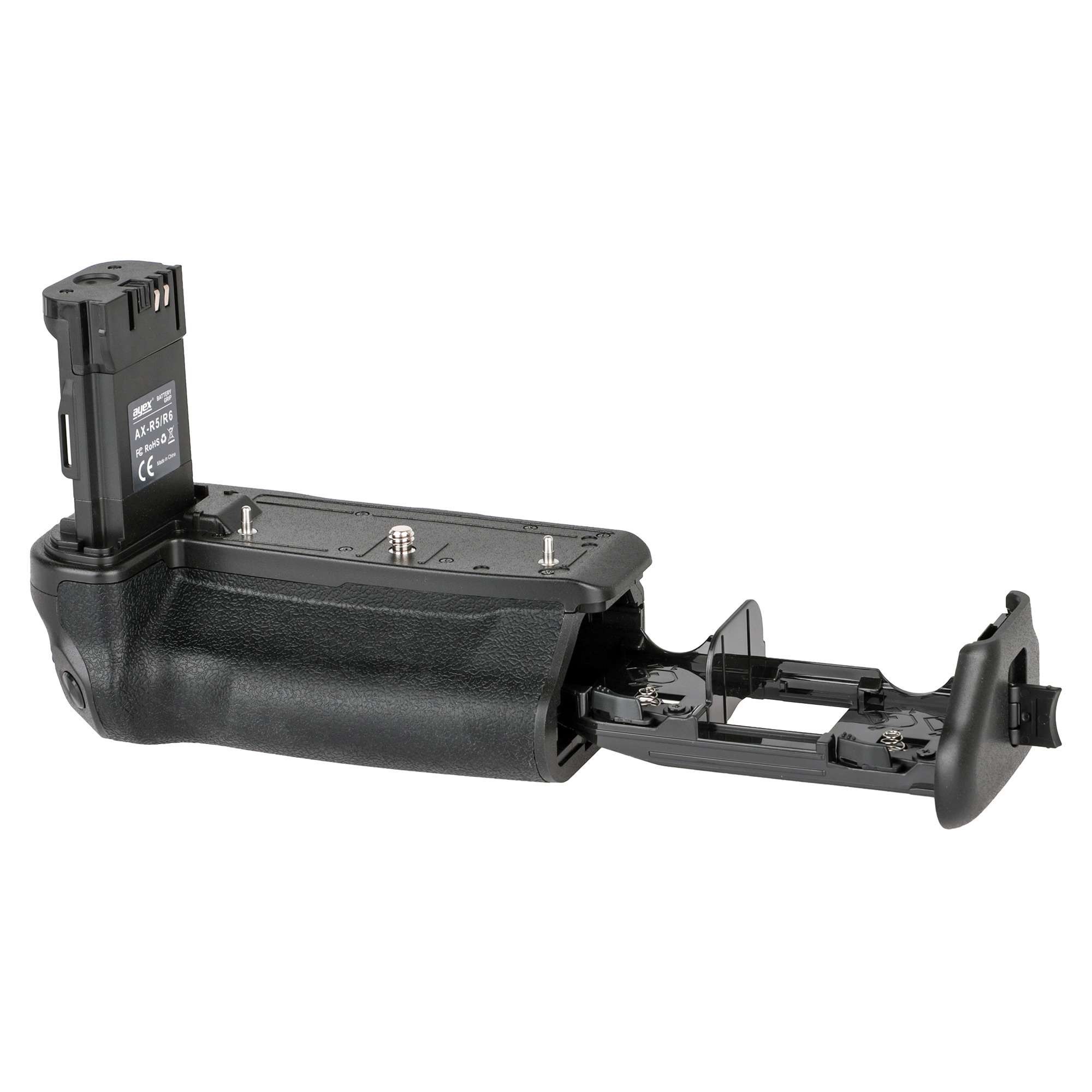 Batteriegriff für Canon EOS R5 R6 R6 Mark II wie BG-R10 kompakter Handgriff bequemer & sicherer Halt