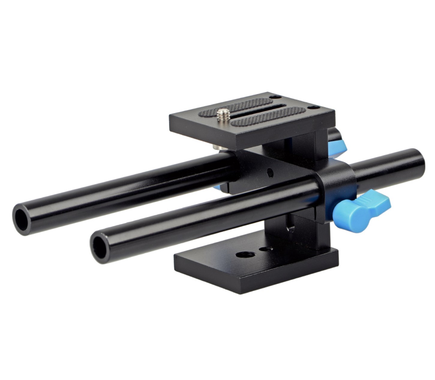 Universal Basisplatte mit 18,5cm Rundstäben für DSLR Rig System Universal Basisplatte mit 18,5cm Rundstäben für DSLR Rig System