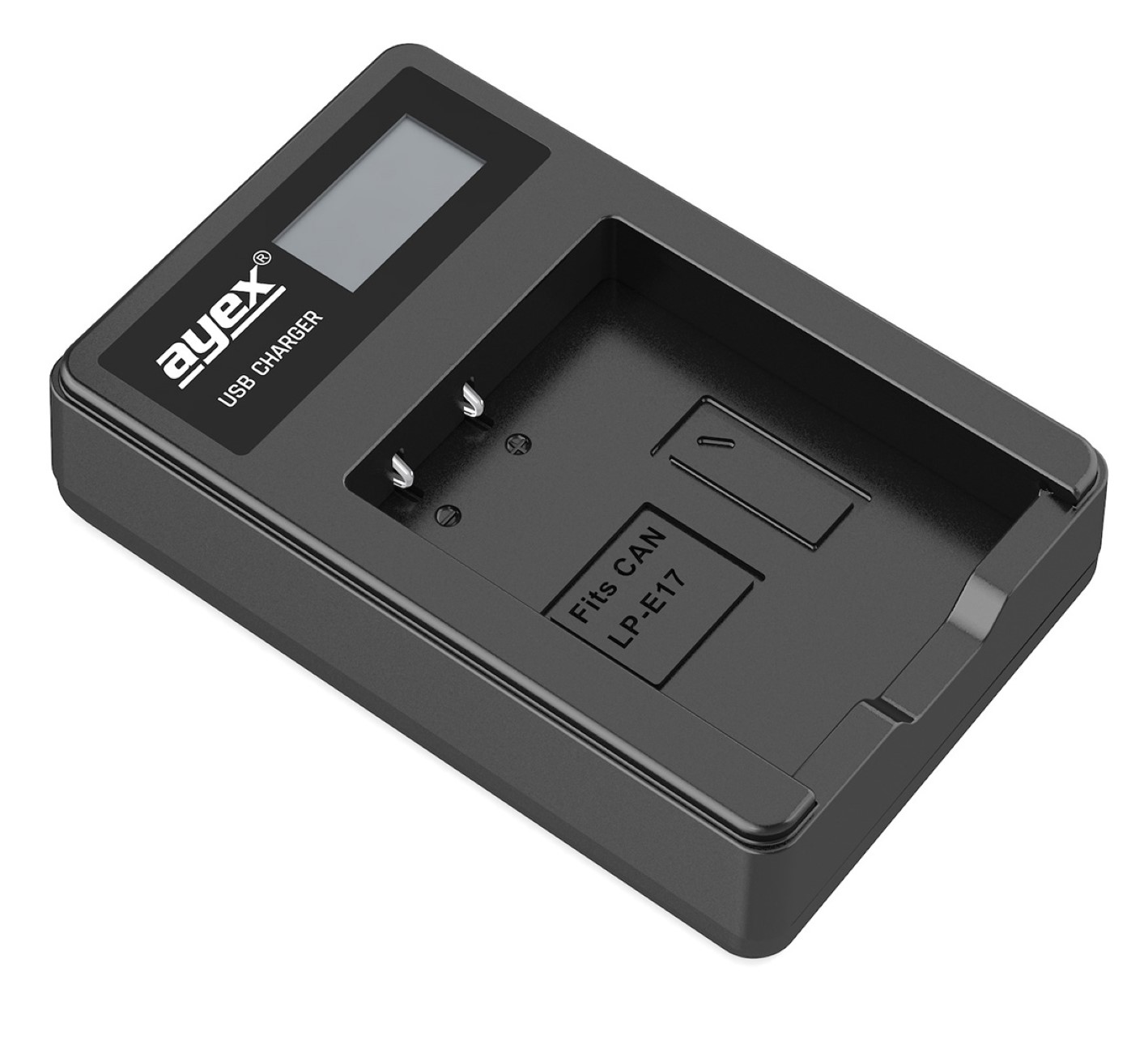 USB Ladegerät für Canon LP-E17 Akkus beleuchtetes Display Ladestandanzeige USB Ladegerät für Canon LP-E17 Akkus beleuchtetes Display Ladestandanzeige