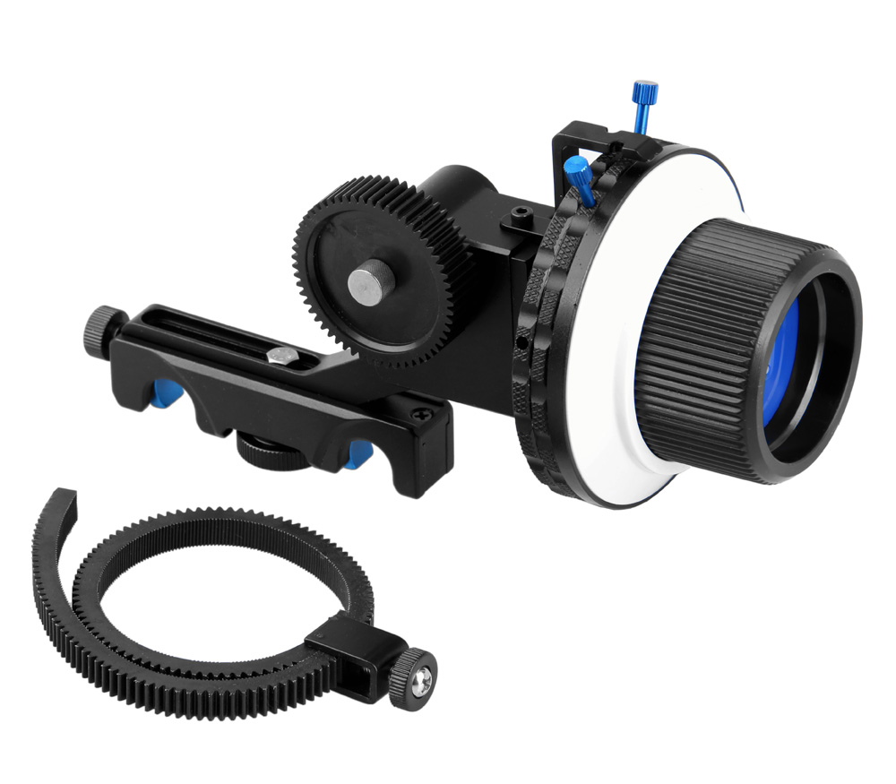 ayex Follow Focus F4, Schärfezieheinrichtung mit 2 Stoppern und Schnellwechsel-System ayex Follow Focus F4, Schärfezieheinrichtung mit 2 Stoppern und Schnellwechsel-System