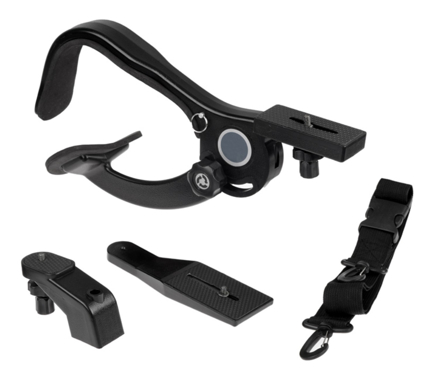 ayex Freihand-Schulterstativ für DSLR Kameras und Camcorder Für viel Bewegungsfreiheit, mit 1/4" Standard-Gewinde ayex Freihand-Schulterstativ für DSLR Kameras und Camcorder Für viel Bewegungsfreiheit, mit 1/4" Standard-Gewinde