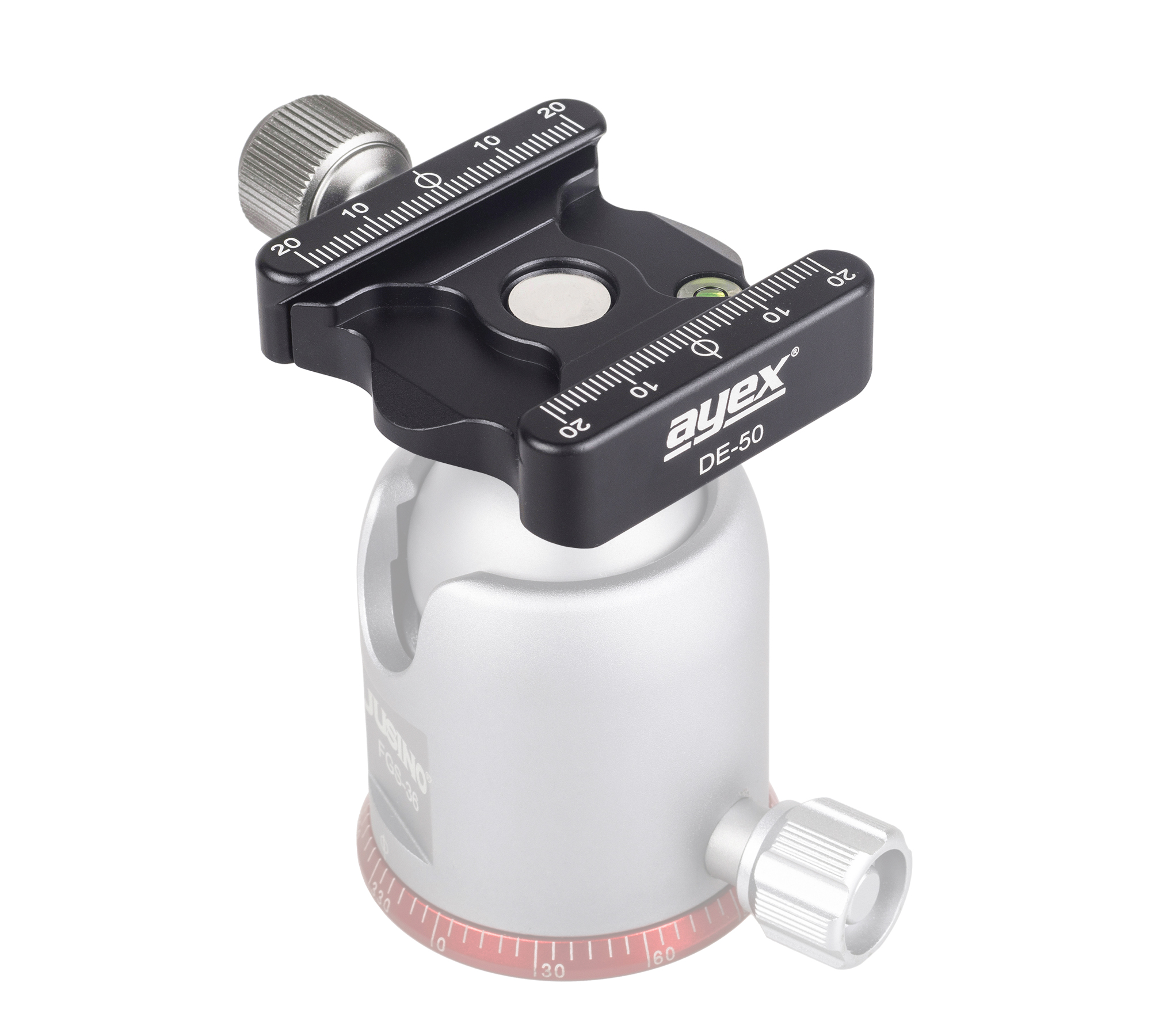 ayex Universale QR-Klemme, Schnellspannklemme, DE-50 - 3/8 Zoll mit 1/4 Zoll Adapter - Präsize gefertigt - aus eloxierter Aluminium-Legierung - Arca-Swiss kompatibel ayex Universale QR-Klemme, Schnellspannklemme, DE-50 - 3/8 Zoll mit 1/4 Zoll Adapter - Präsize gefertigt - aus eloxierter Aluminium-Legierung - Arca-Swiss kompatibel