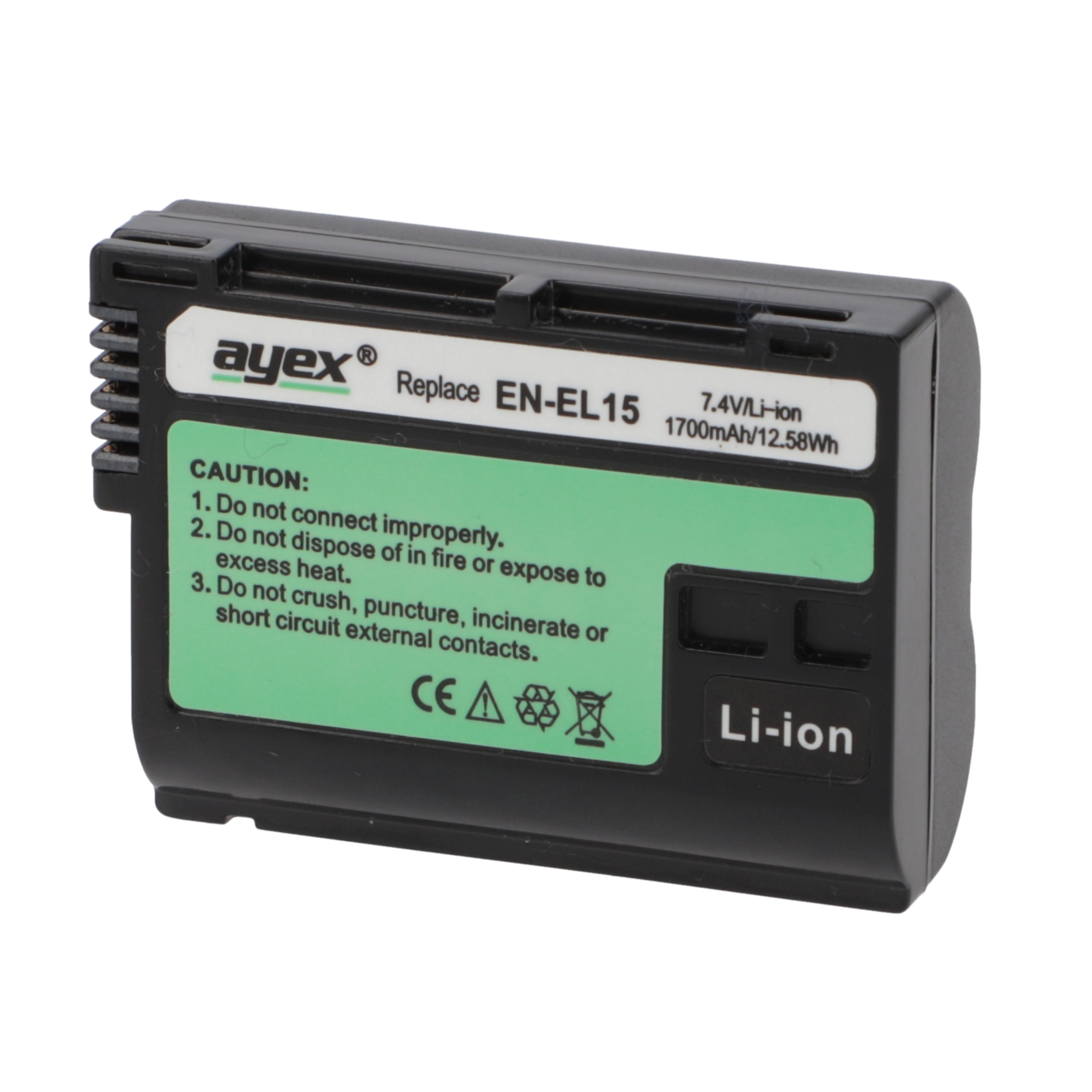EN-EL15 Akku 2 Stück Sparset für Nikon Z6 Z7 D7000 D600 D750 Z7 V1 D800E uvm. EN-EL15 Akku 2 Stück Sparset für Nikon Z6 Z7 D7000 D600 D750 Z7 V1 D800E uvm.