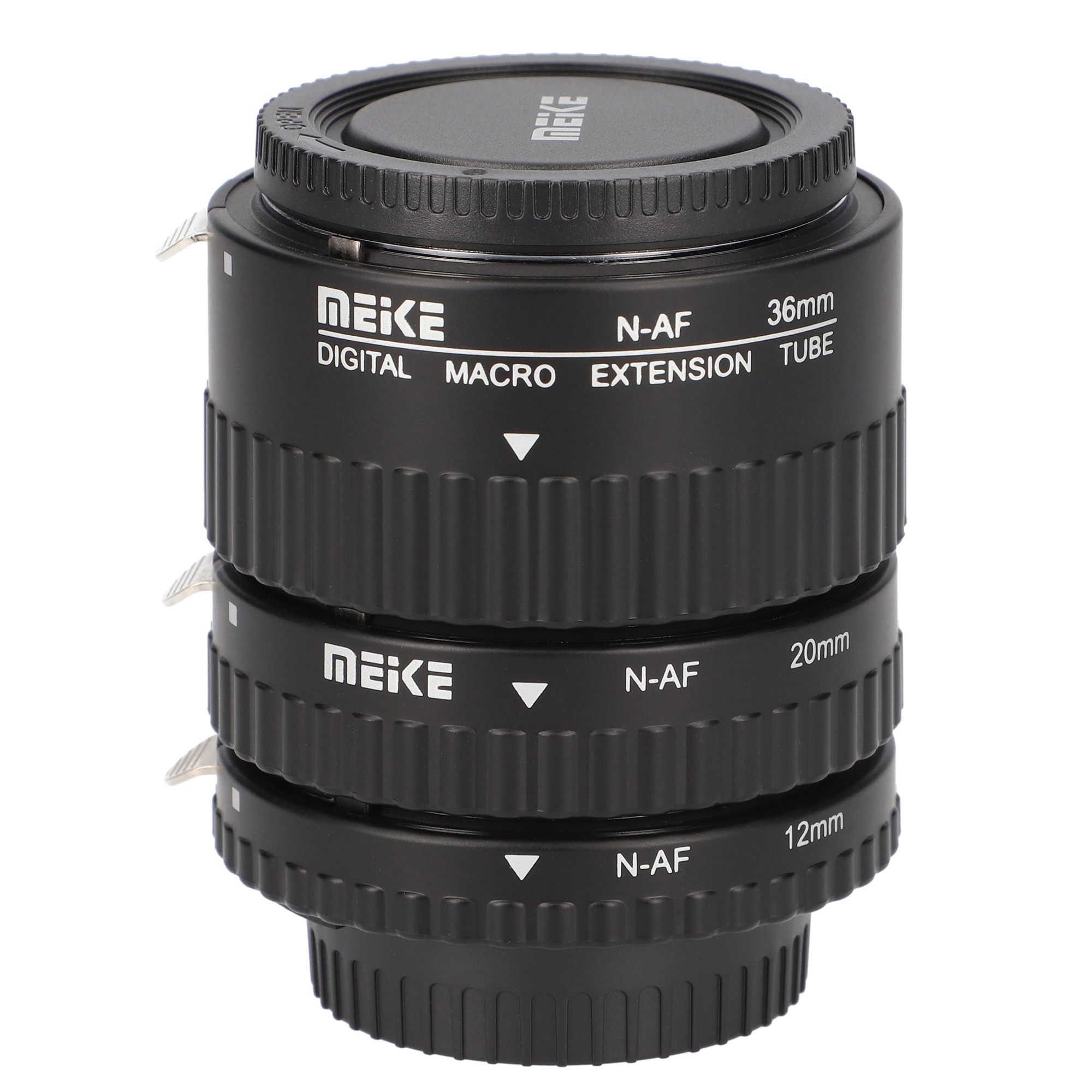 Meike AF Automatik Makro Zwischenringe für Nikon SLR Kameras z.B. D40/D60/D300/D3100/D7000 - Größen 12, 20 und 36 mm Meike AF Automatik Makro Zwischenringe für Nikon SLR Kameras z.B. D40/D60/D300/D3100/D7000 - Größen 12, 20 und 36 mm