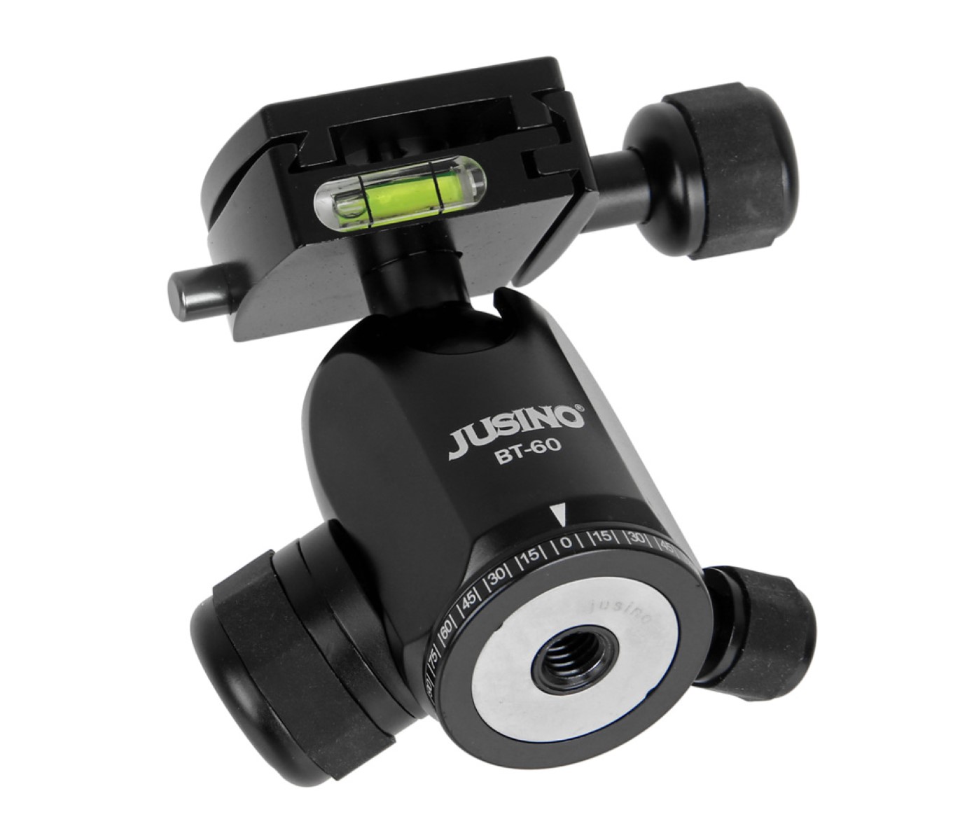 JUSINO Stabiler Kugelkopf mit 10kg Tragkraft & 360° Schwenkfunktion BT-60 JUSINO Stabiler Kugelkopf mit 10kg Tragkraft & 360° Schwenkfunktion BT-60