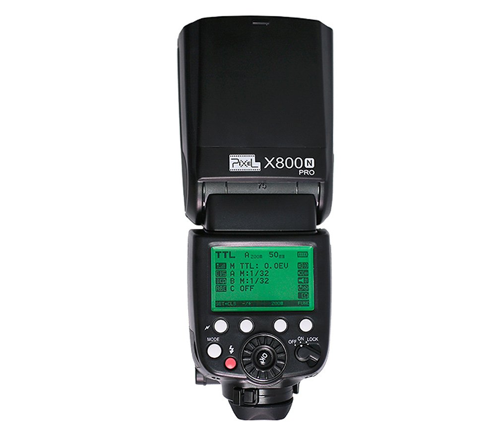 Pixel HSS Speedlite X800N Pro i-TTL Blitz für Nikon