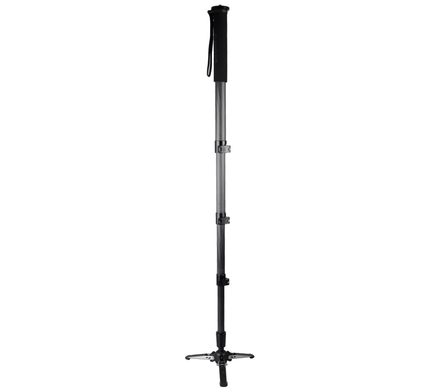 JUSINO Carbon Monopod mit Standspinne Clipverschlüsse bis 12kg VM-361EC