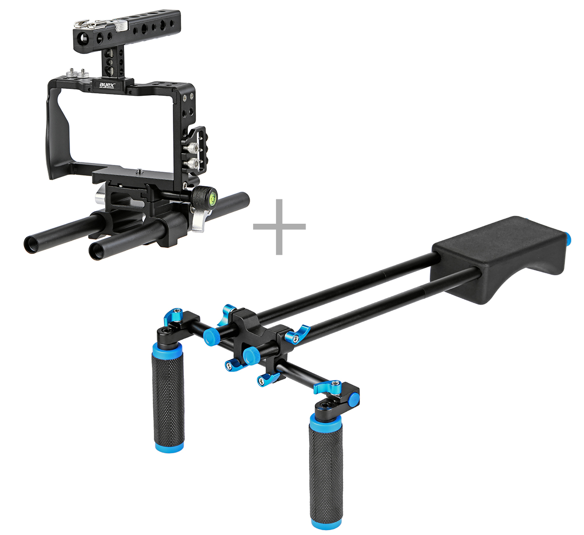 ayex Kamera Rig-Set inkl. Kamera Cage C6 für Sony Alpha A6000, A6300, A6500 ayex Kamera Rig-Set inkl. Kamera Cage C6 für Sony Alpha A6000, A6300, A6500