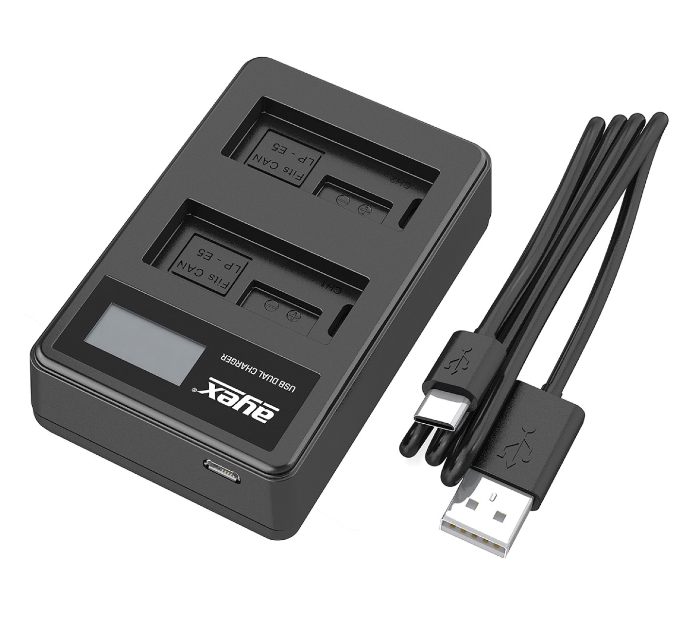 ayex Power Set mit 2x LP-E5 Akku für Canon + 1x USB Dual Ladegerät zB Canon EOS 450D 500D 1000D ayex Power Set mit 2x LP-E5 Akku für Canon + 1x USB Dual Ladegerät zB Canon EOS 450D 500D 1000D