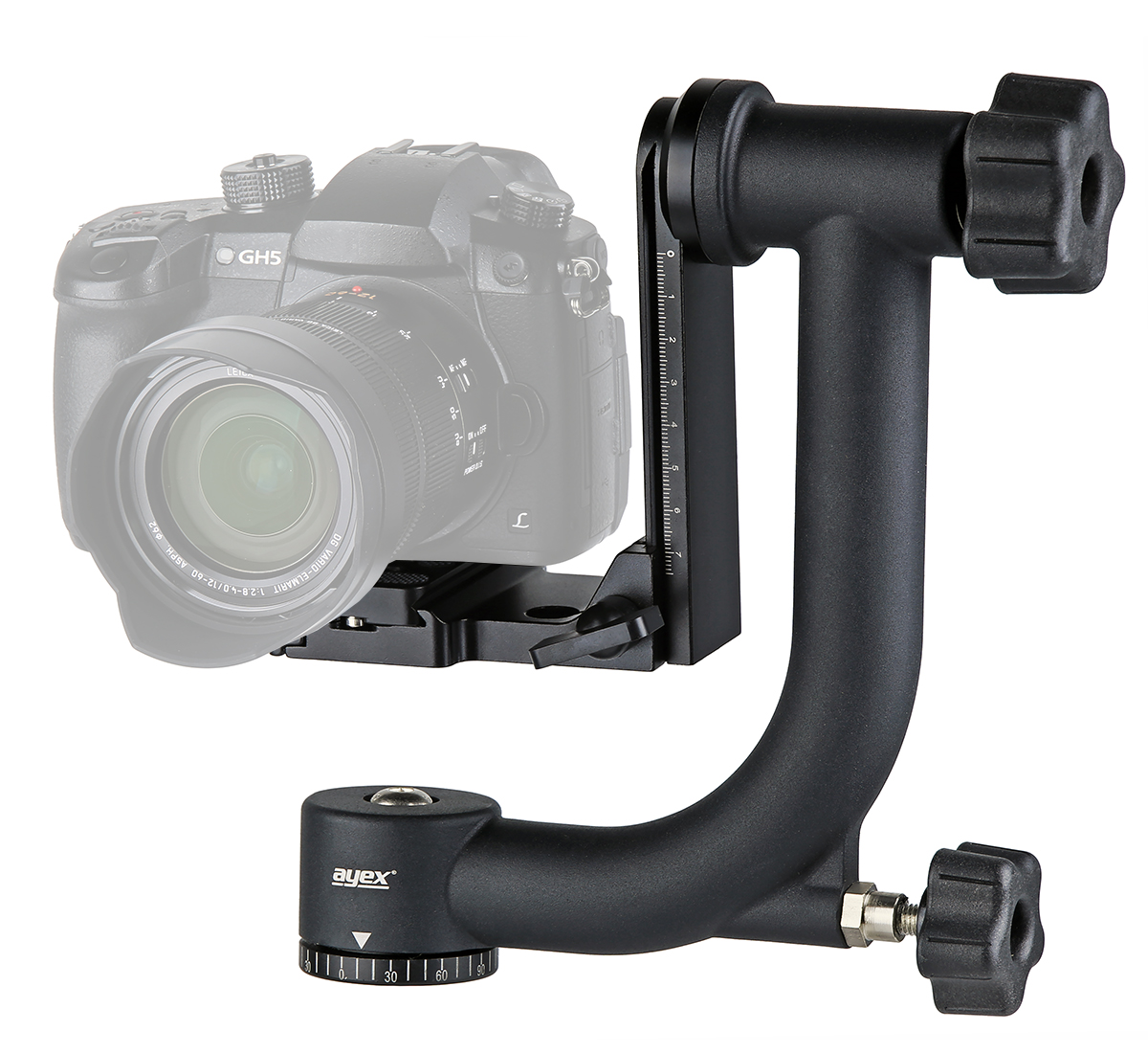 ayex Gimbal Head Stativkopf für Telefotografie ayex Gimbal Head Stativkopf für Telefotografie