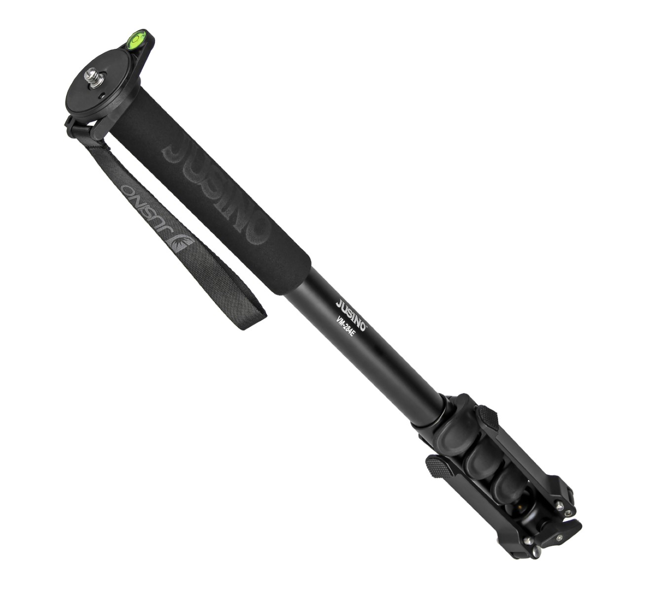JUSINO Monopod mit abnehmbarem Fuß Tischstativ Schnellspann-Clips bis 164cm 10kg VM-284E JUSINO Monopod mit abnehmbarem Fuß Tischstativ Schnellspann-Clips bis 164cm 10kg VM-284E